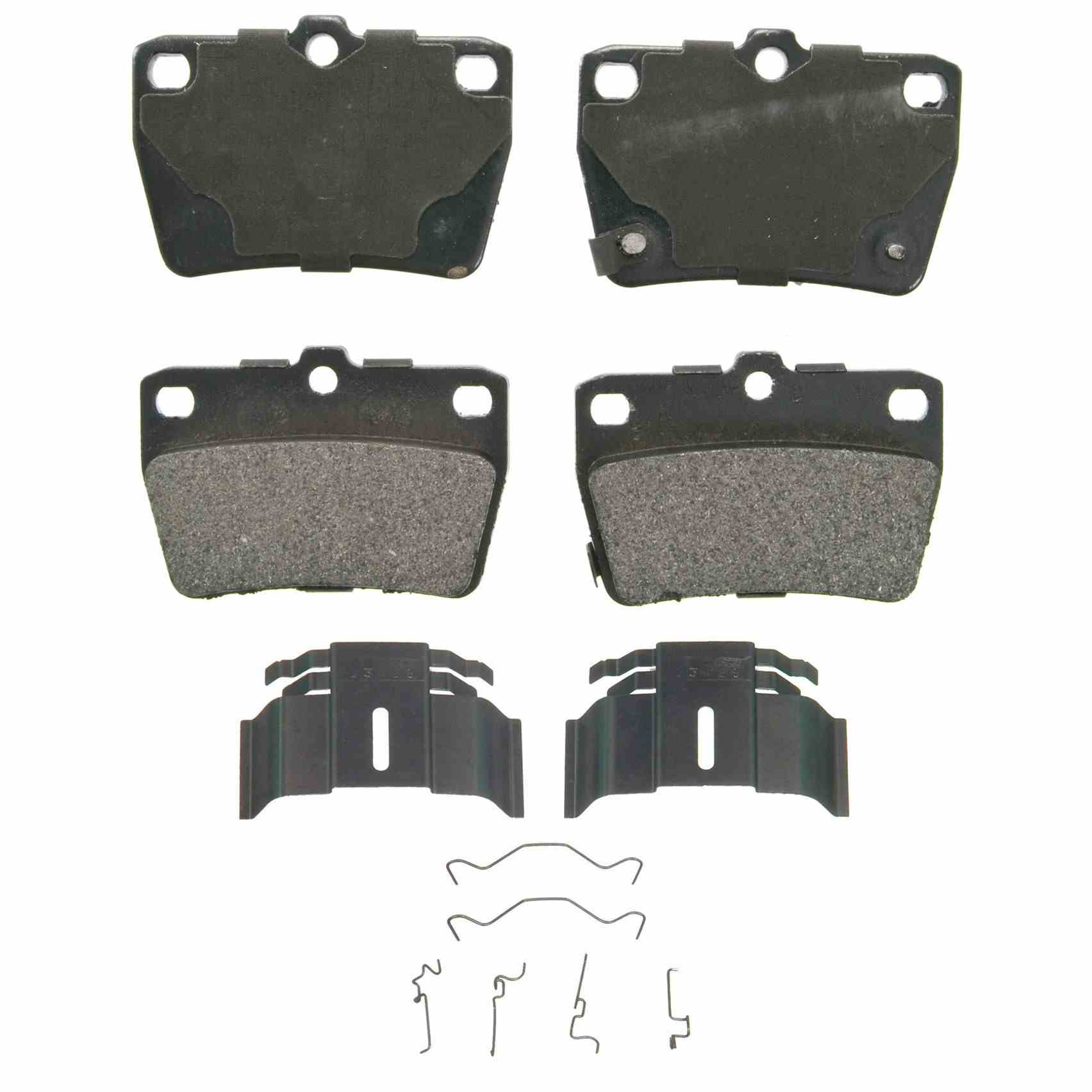 Wagner Brake Disc Brake Pad Set  top view frsport ZX1051