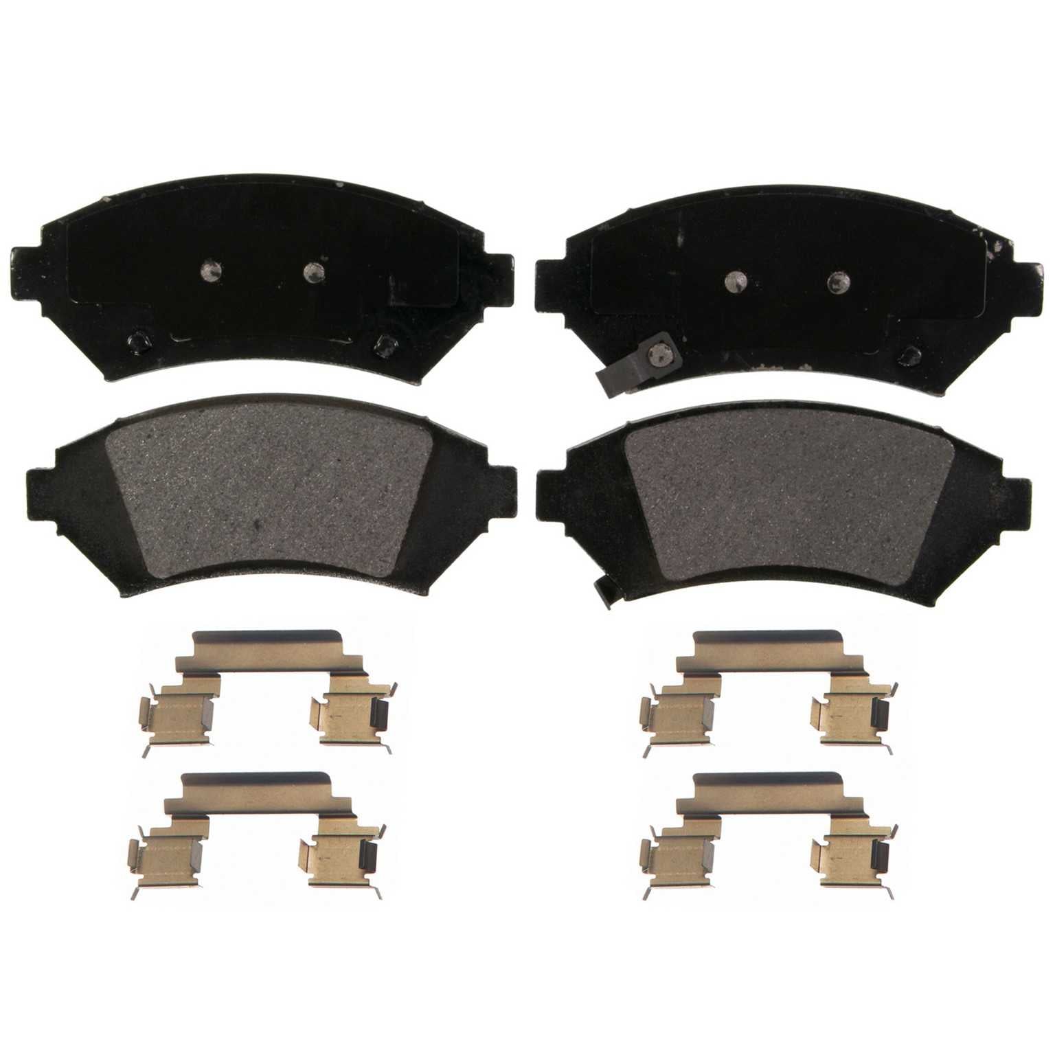 Wagner Brake Disc Brake Pad Set  top view frsport ZX1076