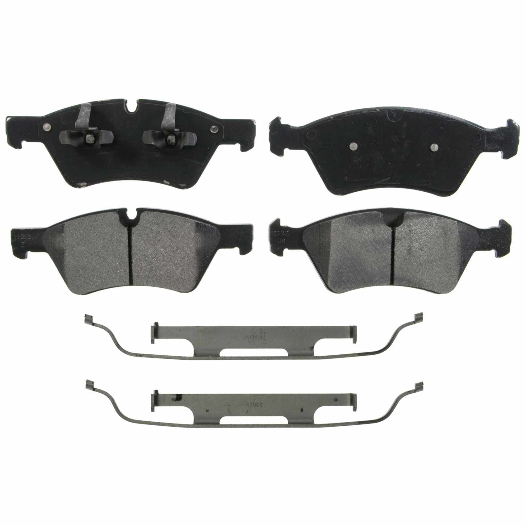 Wagner Brake Disc Brake Pad Set  top view frsport ZX1123