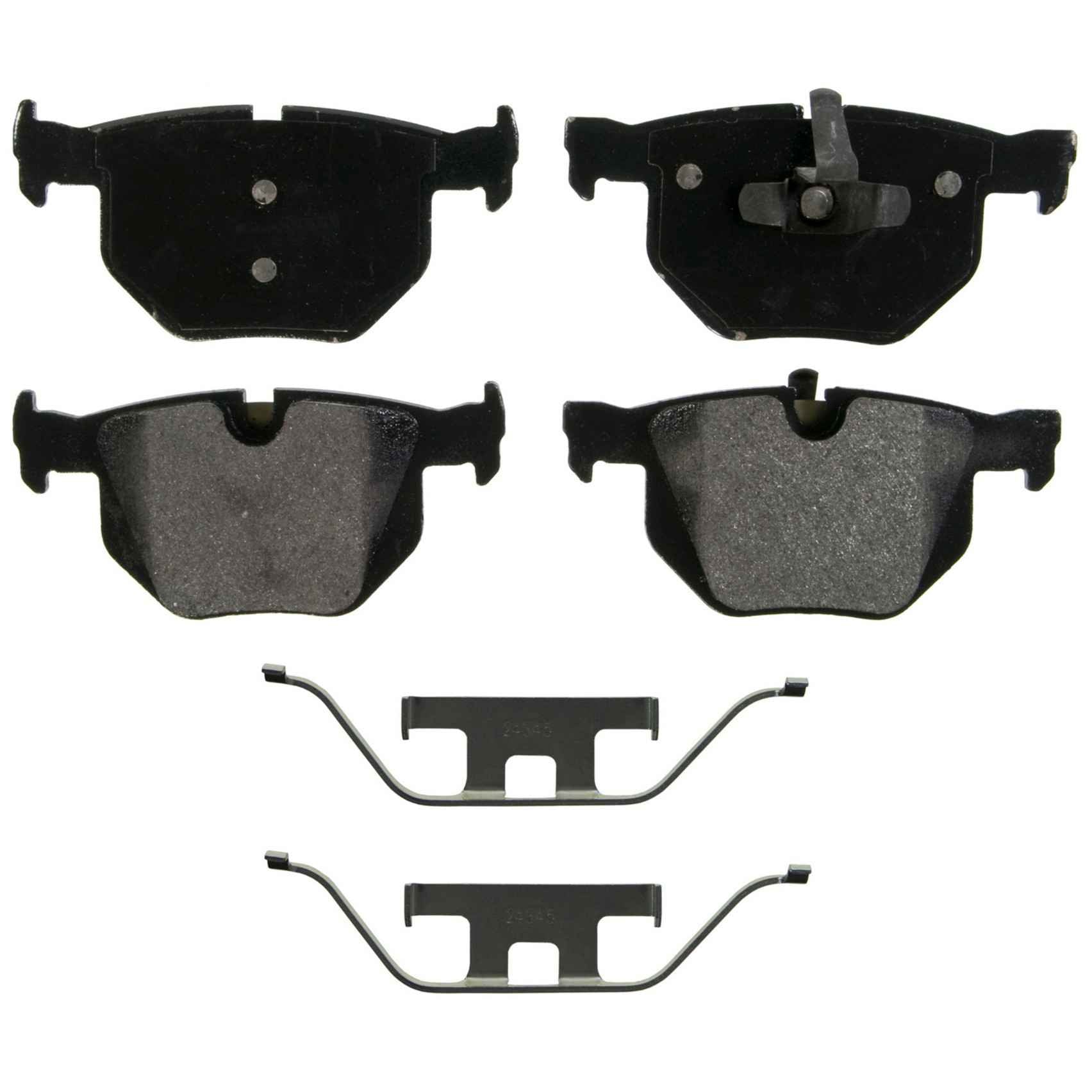 Wagner Brake Disc Brake Pad Set  top view frsport ZX1170