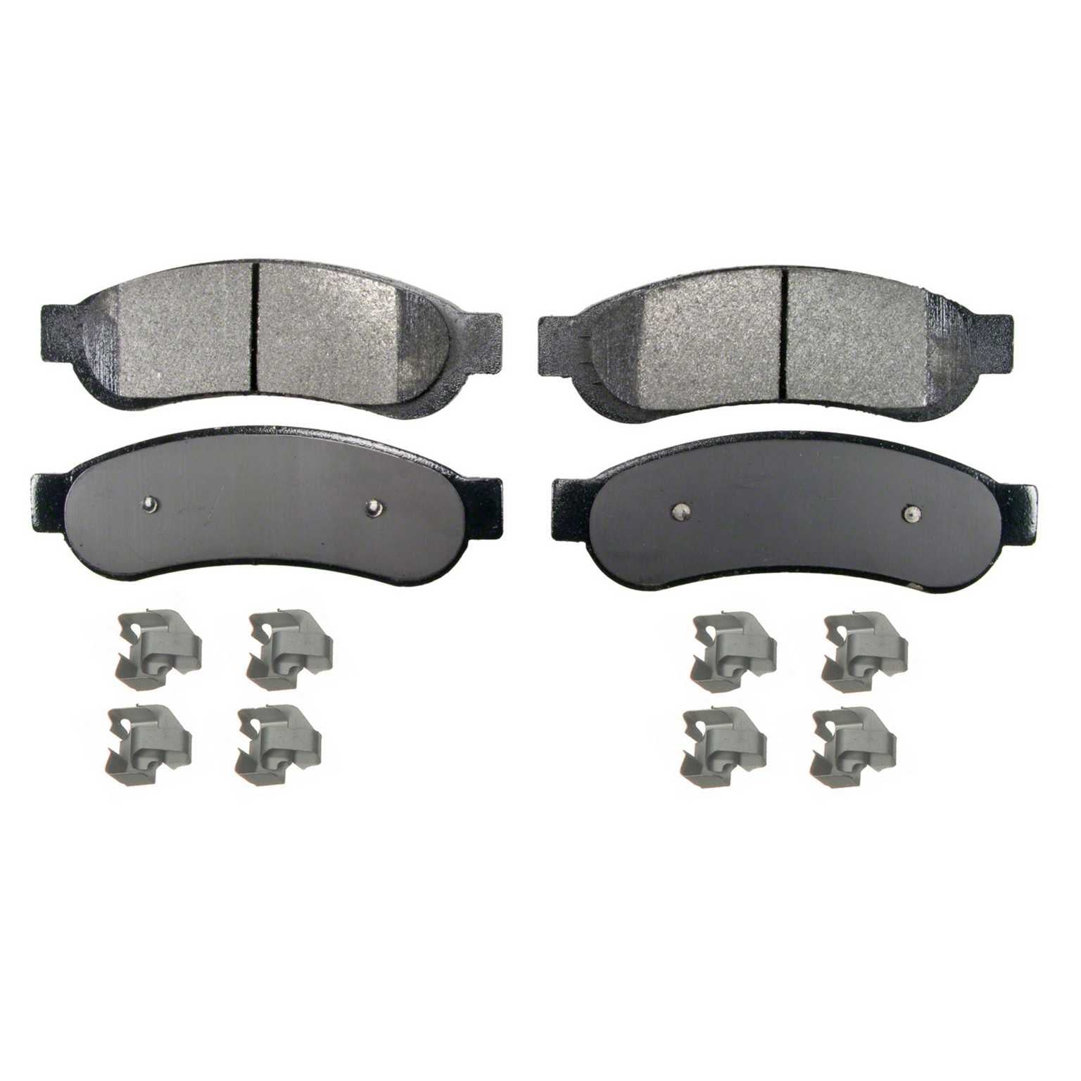 Wagner Brake Disc Brake Pad Set  top view frsport ZX1334