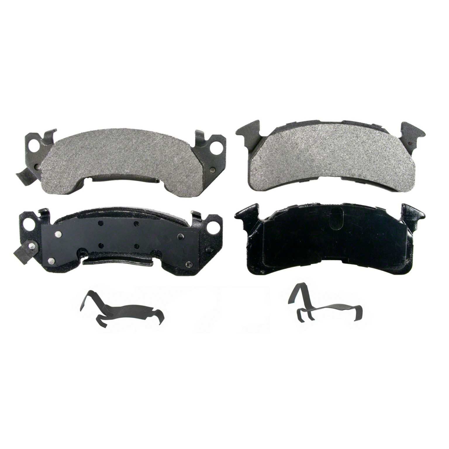 Wagner Brake Disc Brake Pad Set  top view frsport ZX153