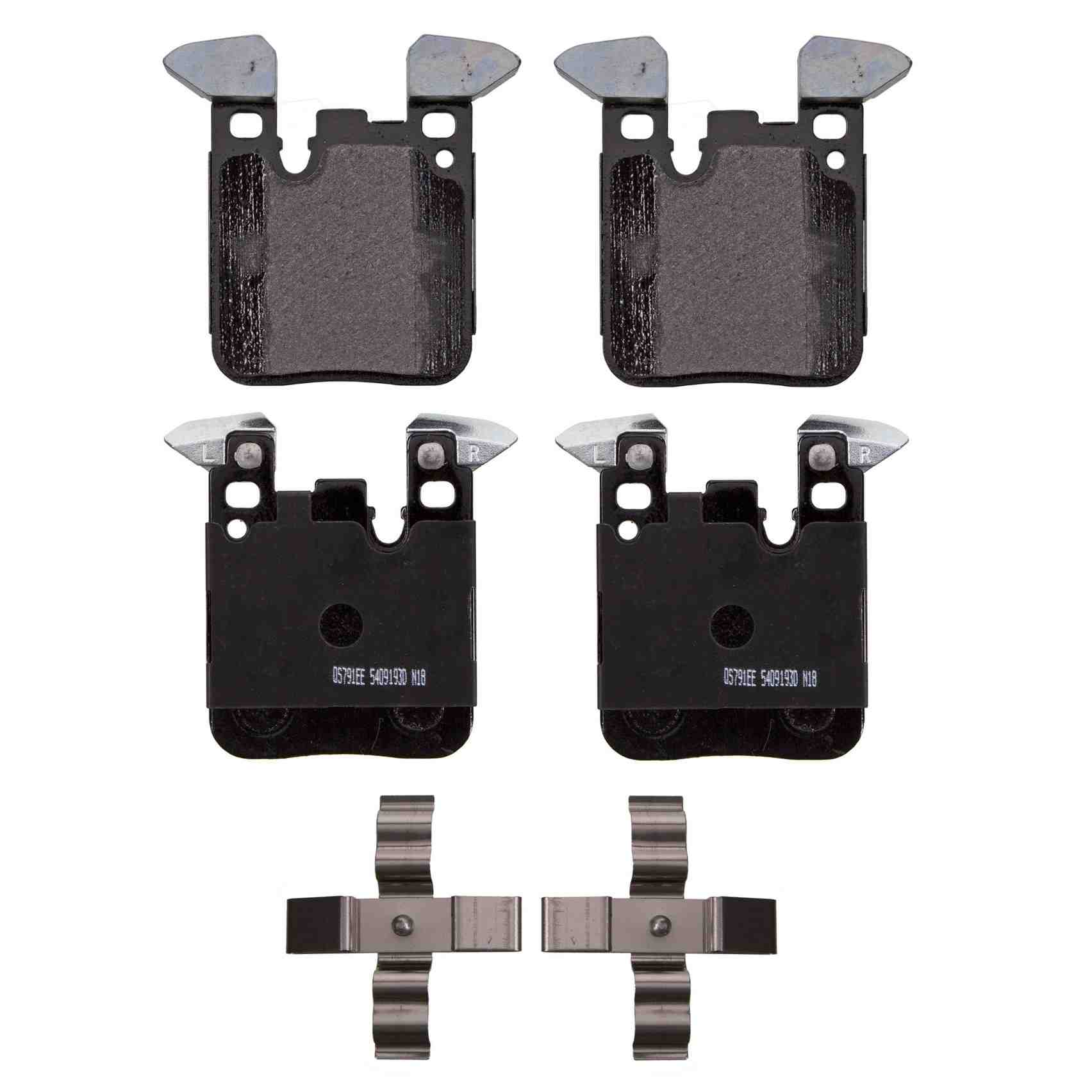 Wagner Brake Disc Brake Pad Set  top view frsport ZX1656