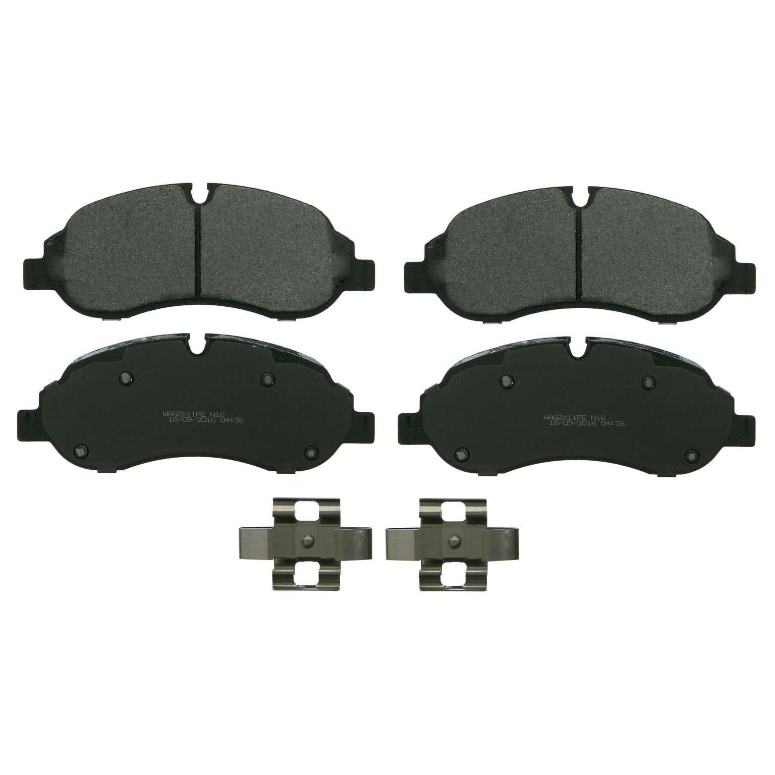 Wagner Brake Disc Brake Pad Set  top view frsport ZX1774