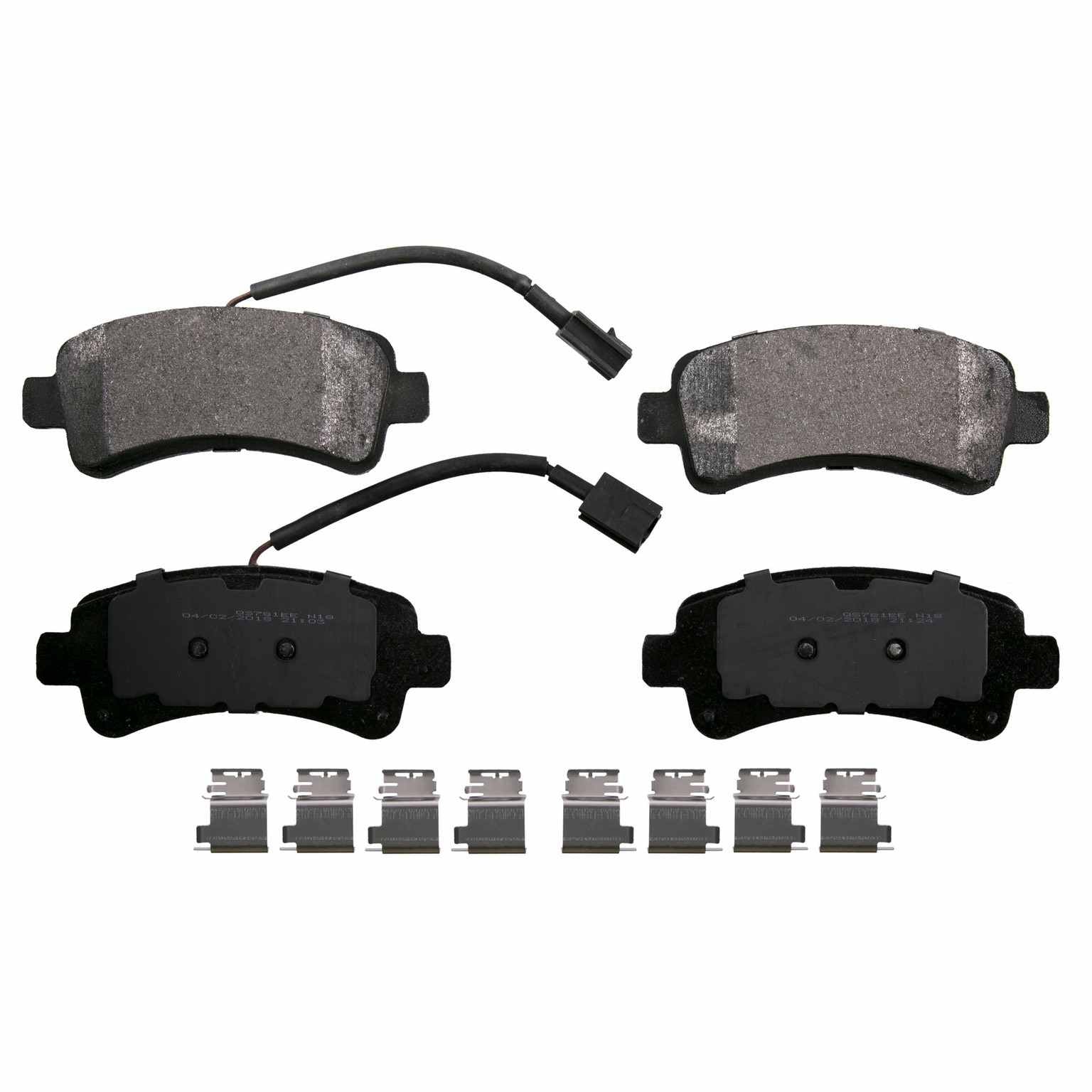 Wagner Brake Disc Brake Pad Set  top view frsport ZX1840