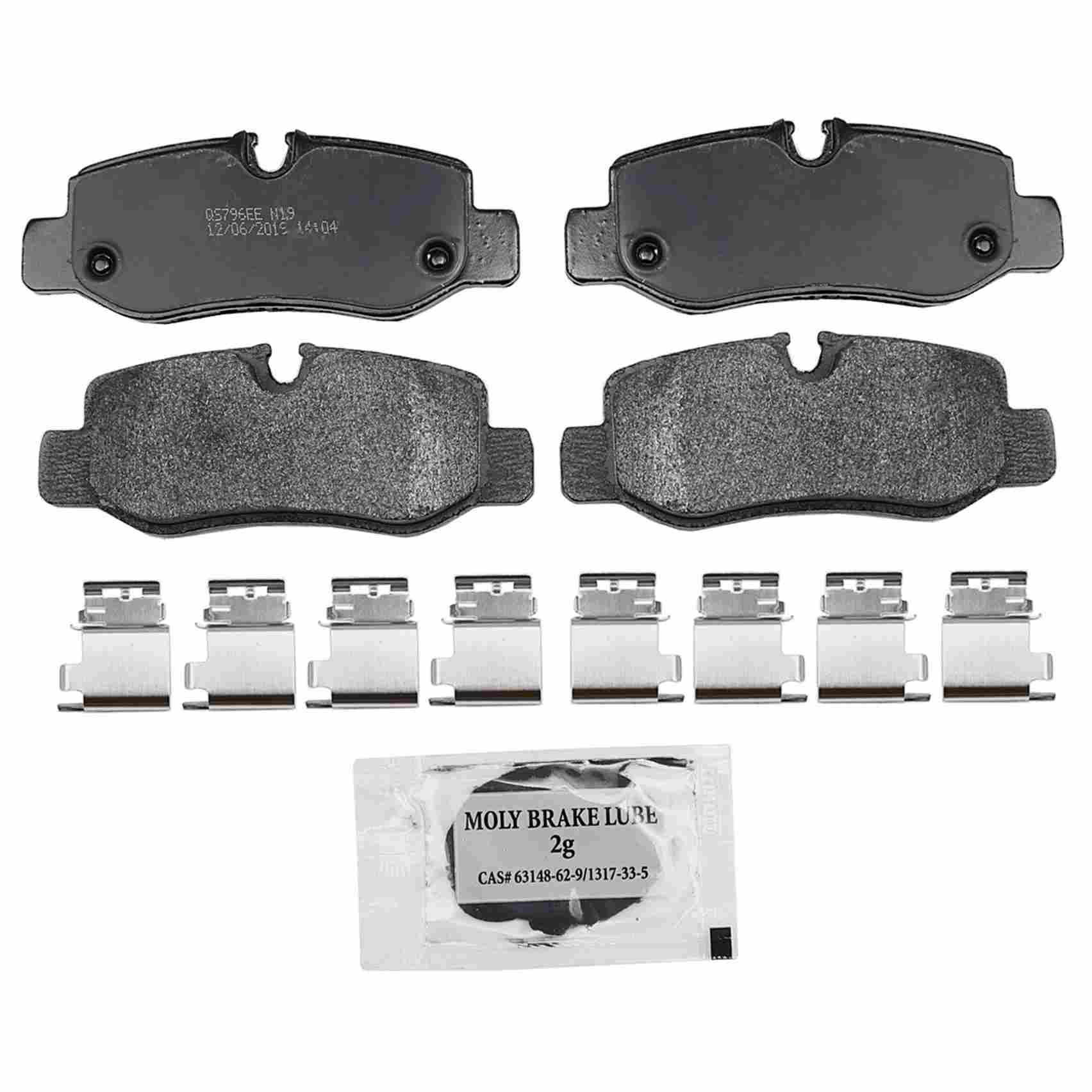 Wagner Brake Disc Brake Pad Set  top view frsport ZX1893