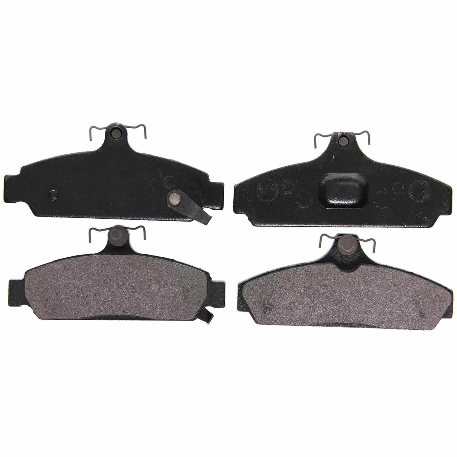 Wagner Brake Disc Brake Pad Set  top view frsport ZX216