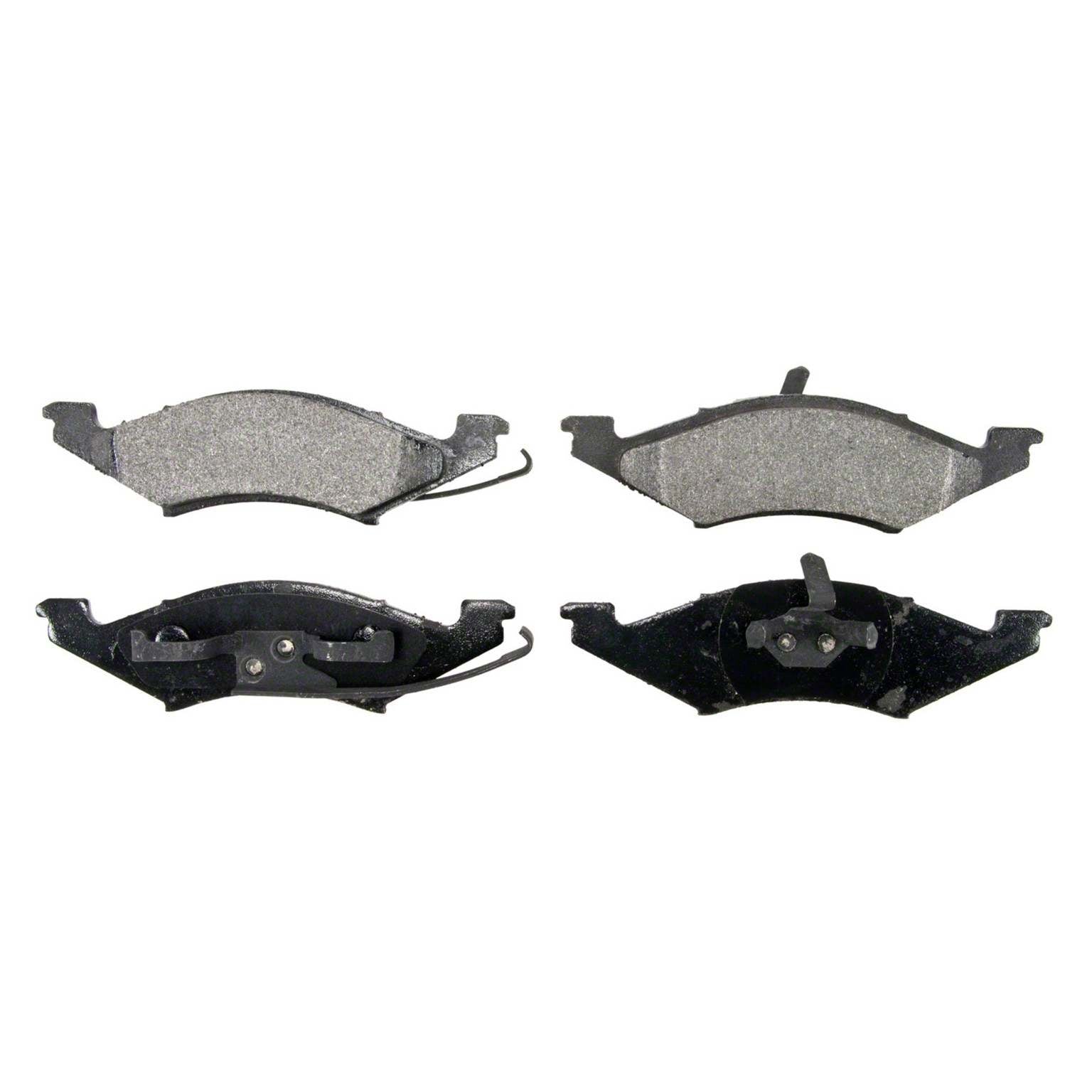 Wagner Brake Disc Brake Pad Set  top view frsport ZX257