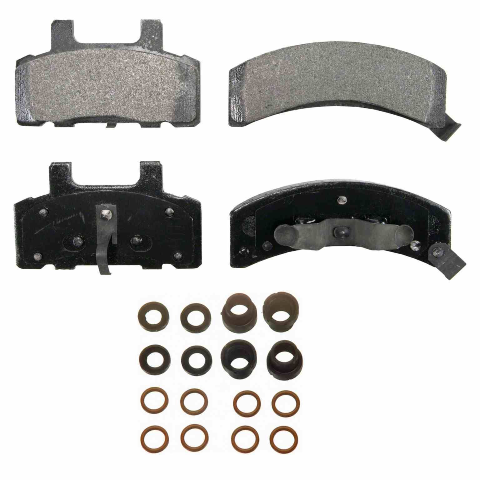 Wagner Brake Disc Brake Pad Set  top view frsport ZX368