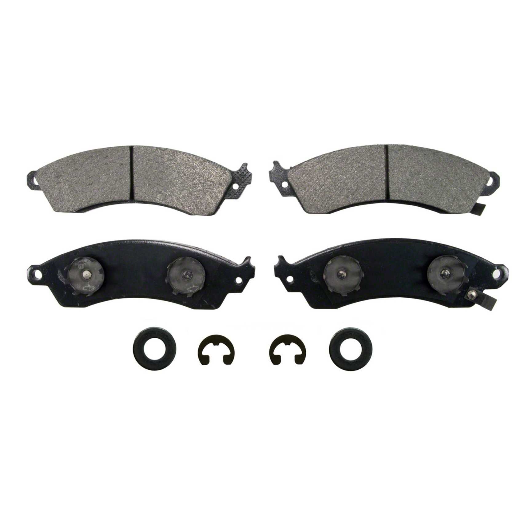 Wagner Brake Disc Brake Pad Set  top view frsport ZX412