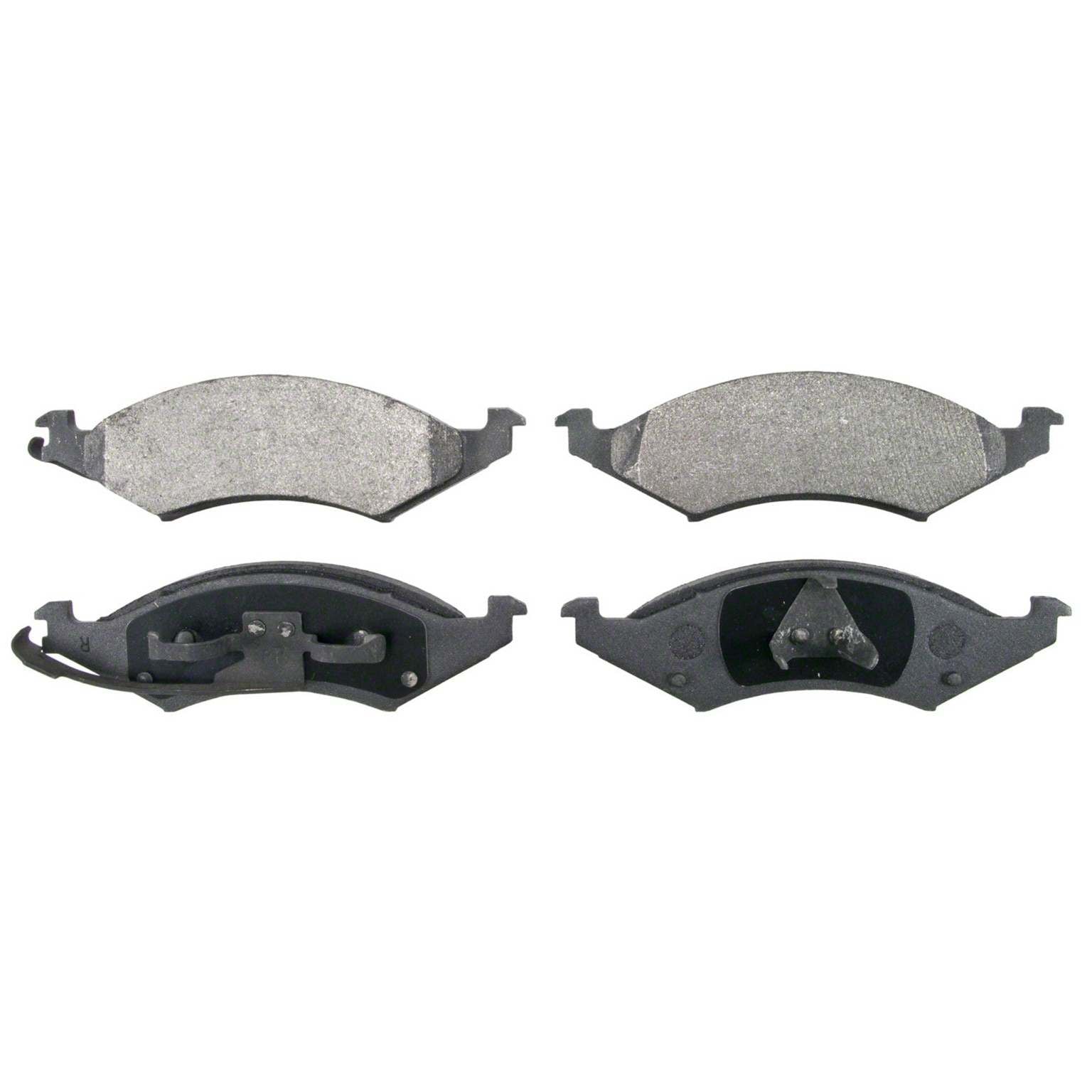 Wagner Brake Disc Brake Pad Set  top view frsport ZX421