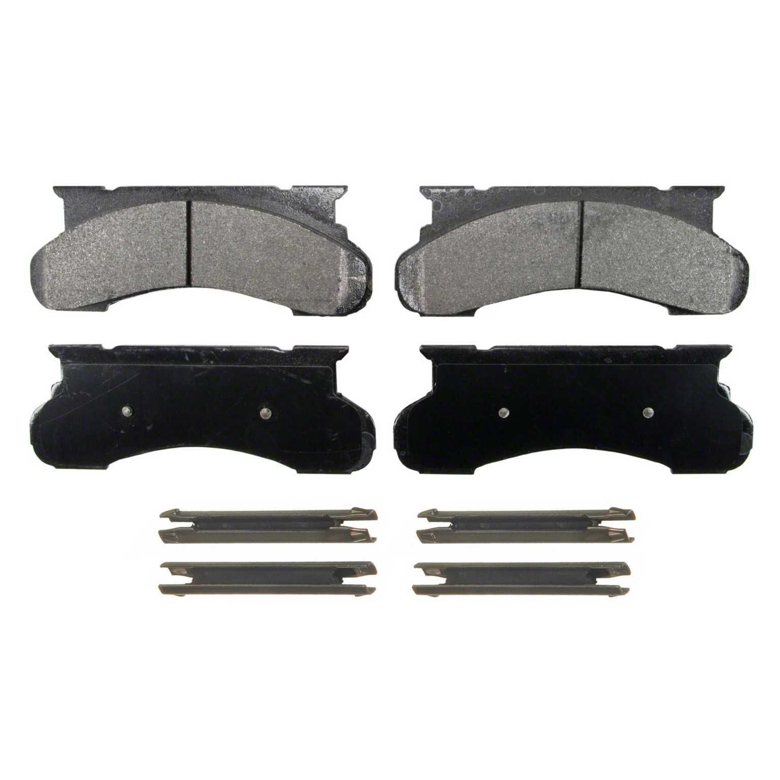 Wagner Brake Disc Brake Pad Set  top view frsport ZX450