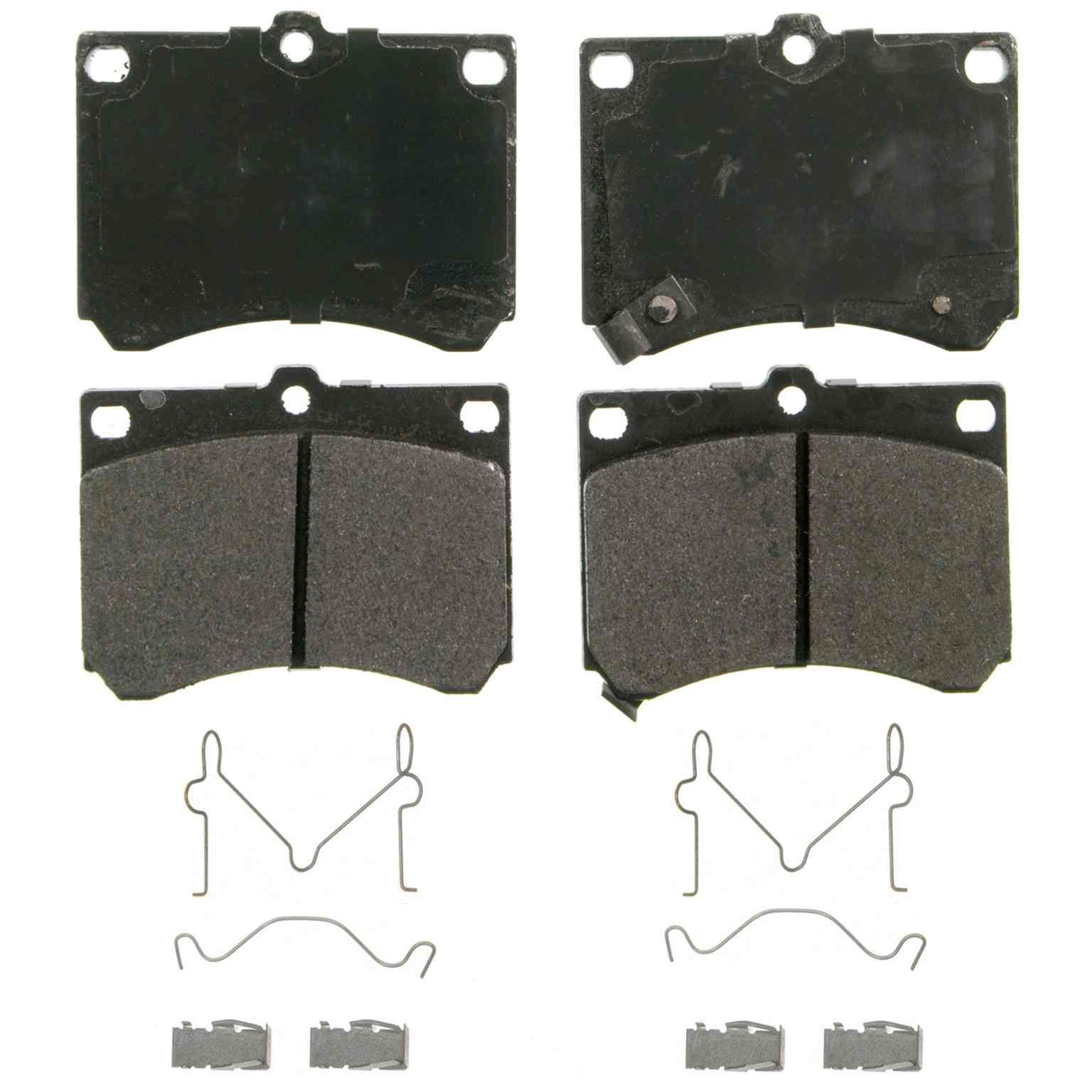 Wagner Brake Disc Brake Pad Set  top view frsport ZX473