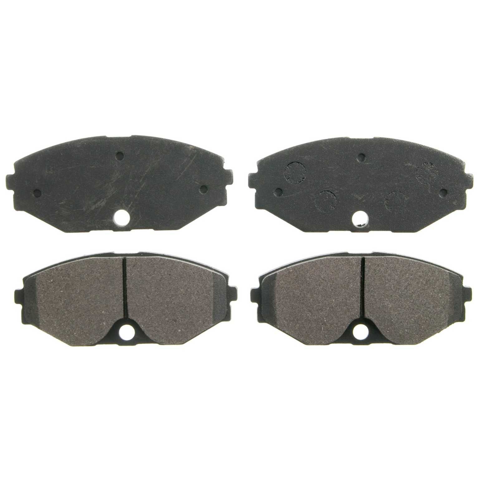 Wagner Brake Disc Brake Pad Set  top view frsport ZX486