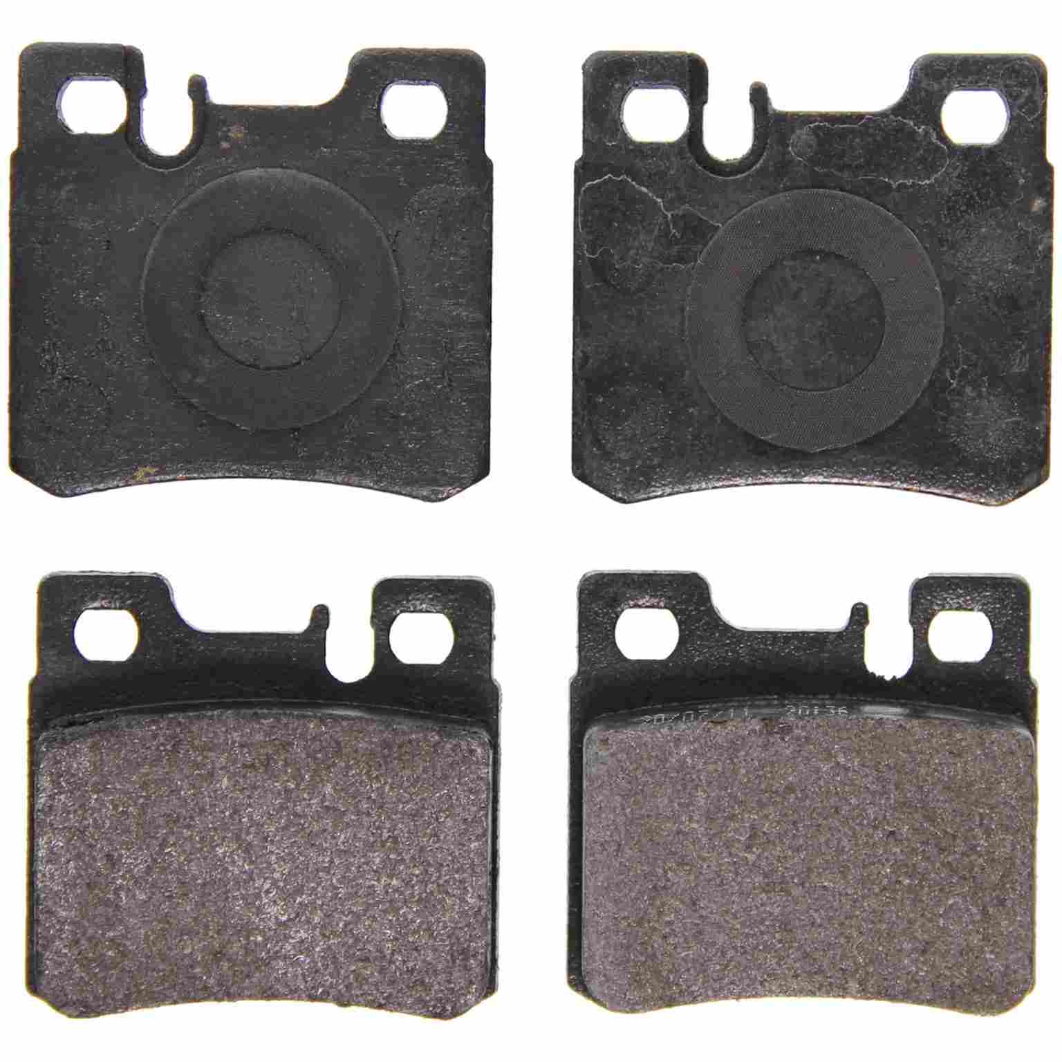 Wagner Brake Disc Brake Pad Set  top view frsport ZX495