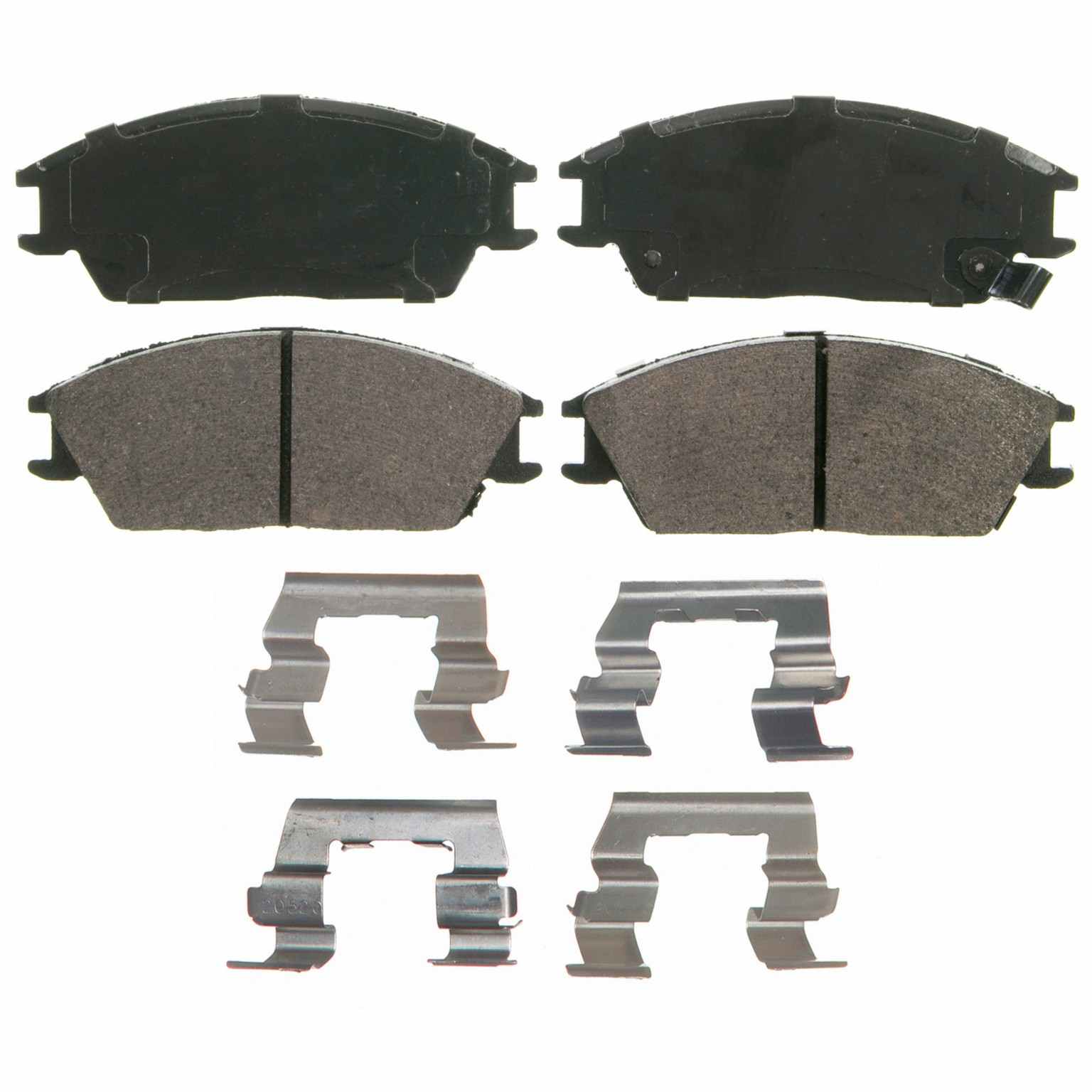 Wagner Brake Disc Brake Pad Set  top view frsport ZX497