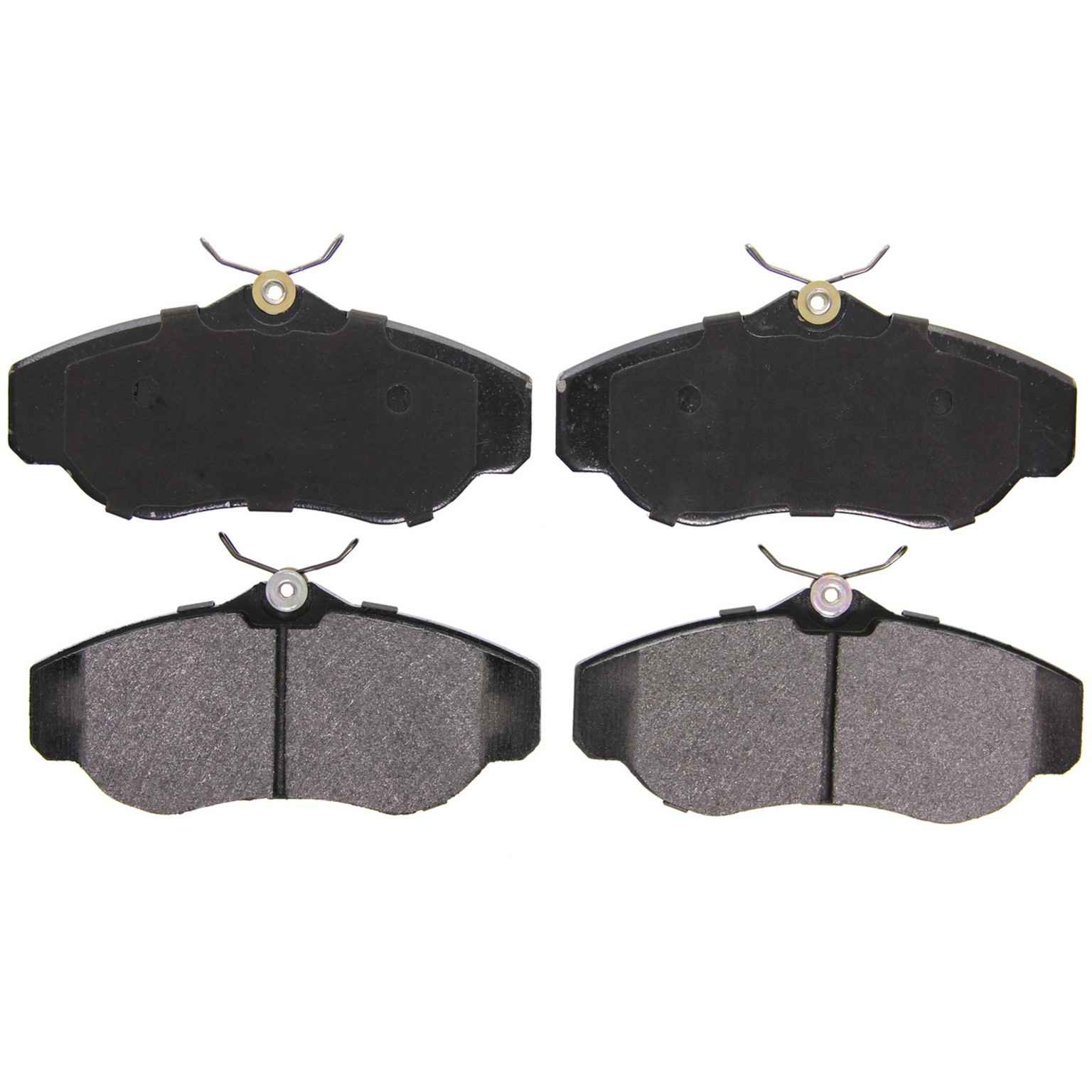 Wagner Brake Disc Brake Pad Set  top view frsport ZX676