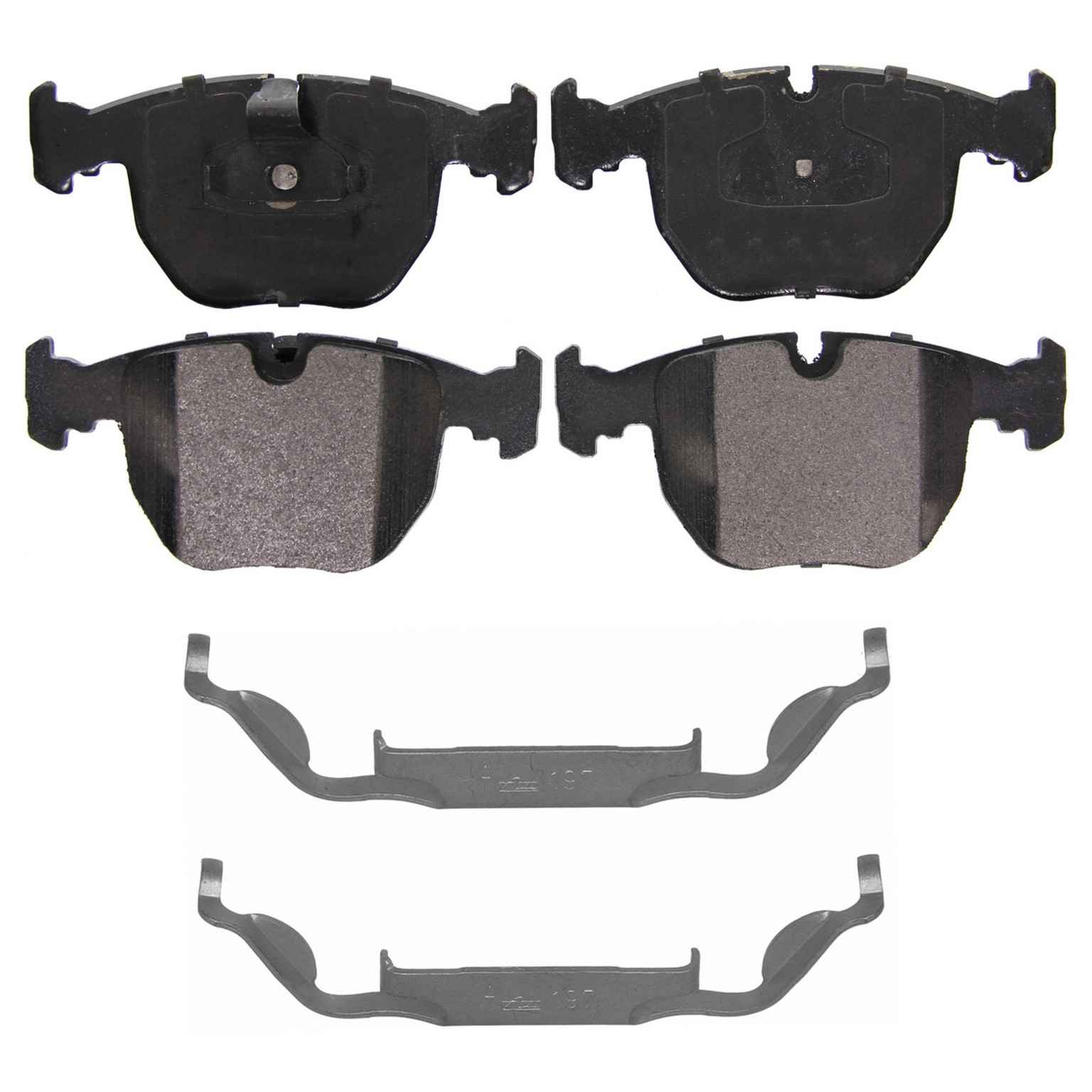 Wagner Brake Disc Brake Pad Set  top view frsport ZX681