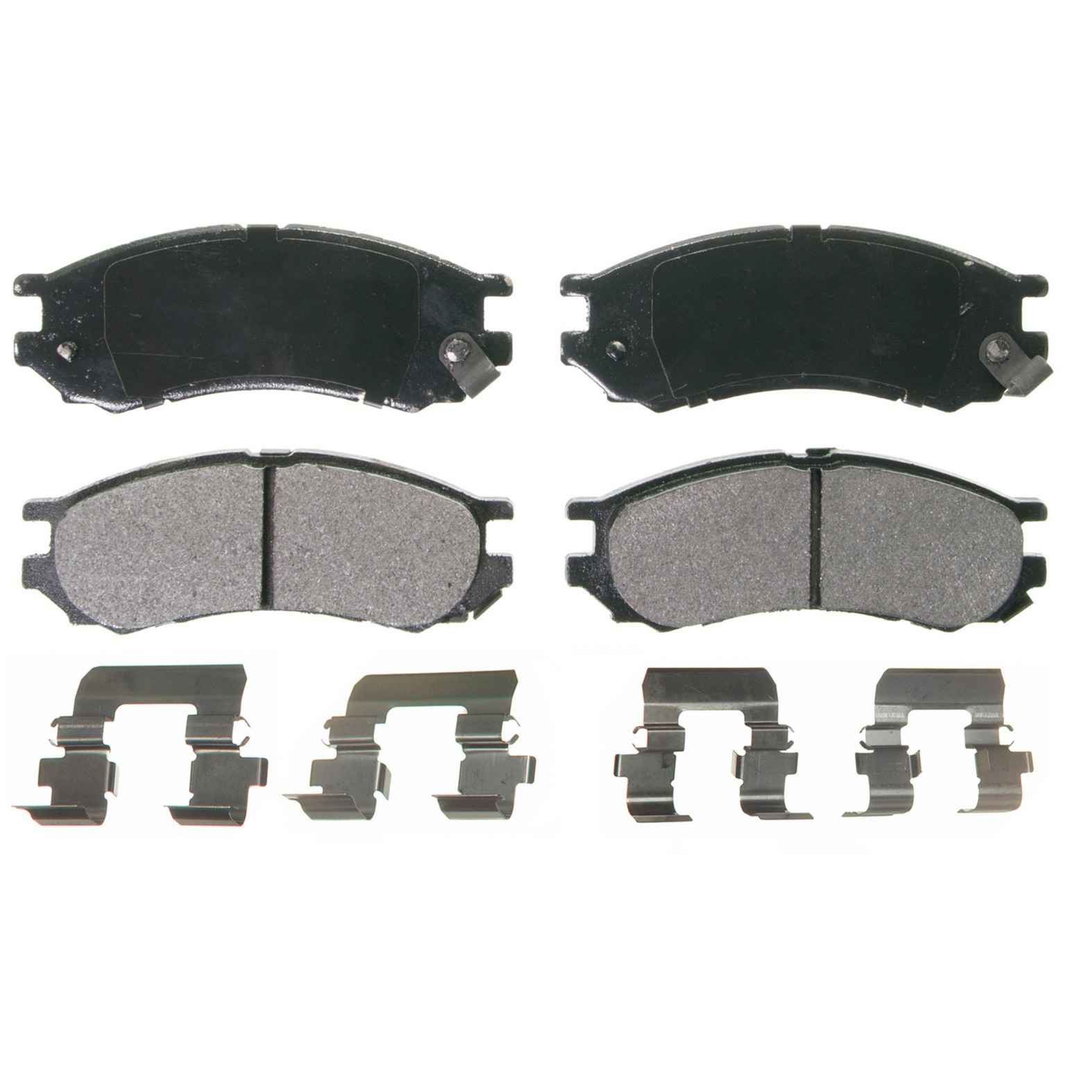 Wagner Brake Disc Brake Pad Set  top view frsport ZX728