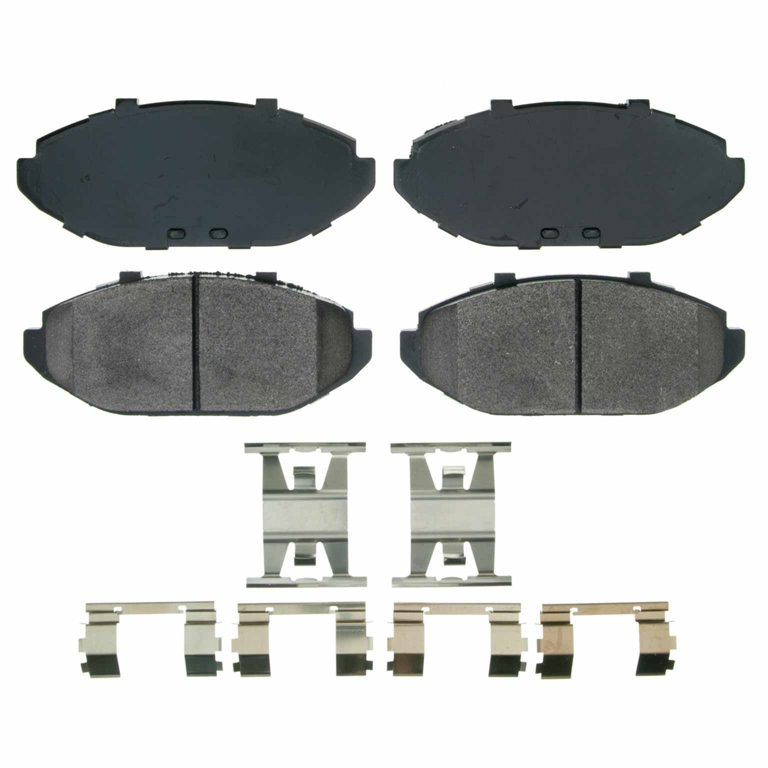 Wagner Brake Disc Brake Pad Set  top view frsport ZX748