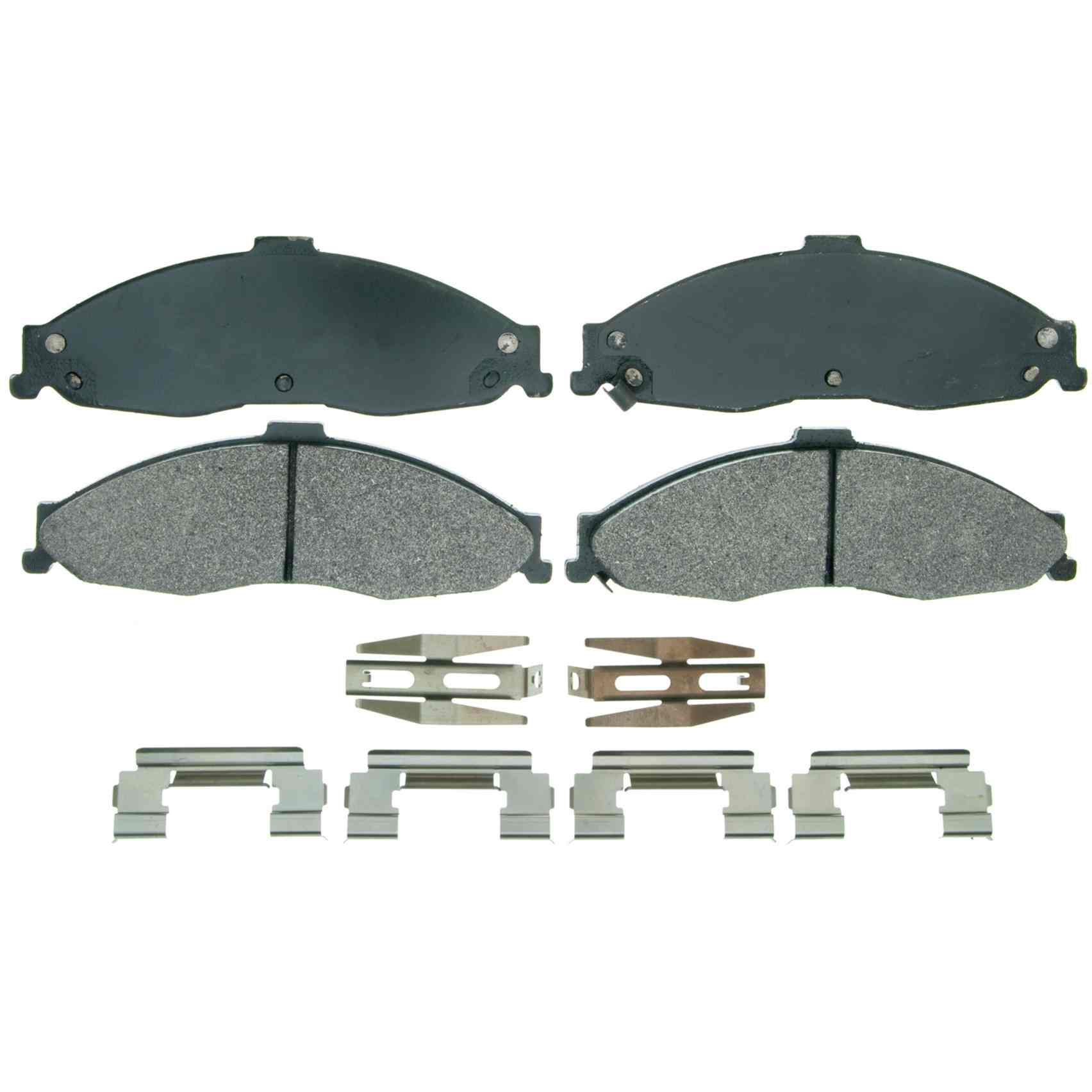 Wagner Brake Disc Brake Pad Set  top view frsport ZX749