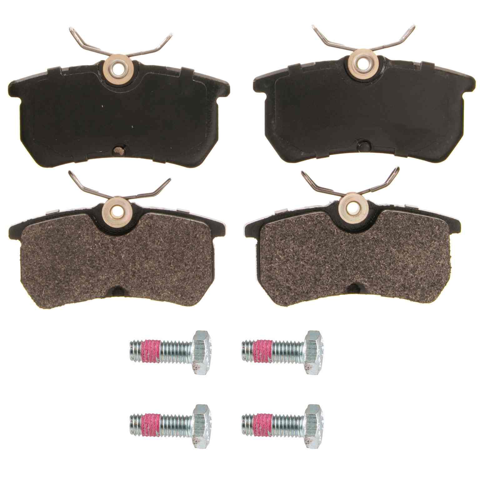 Wagner Brake Disc Brake Pad Set  top view frsport ZX886