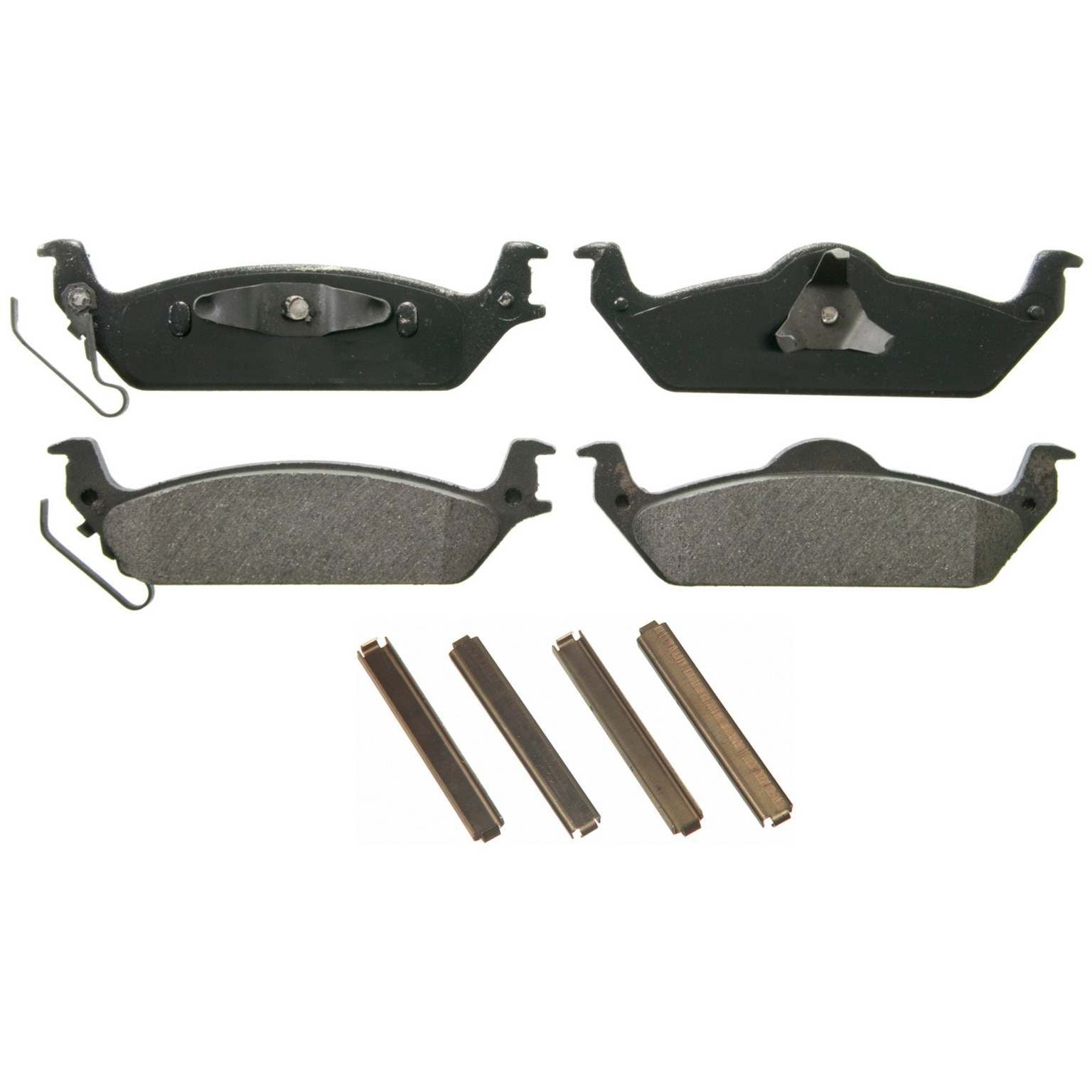 Wagner Brake Disc Brake Pad Set  top view frsport ZX963