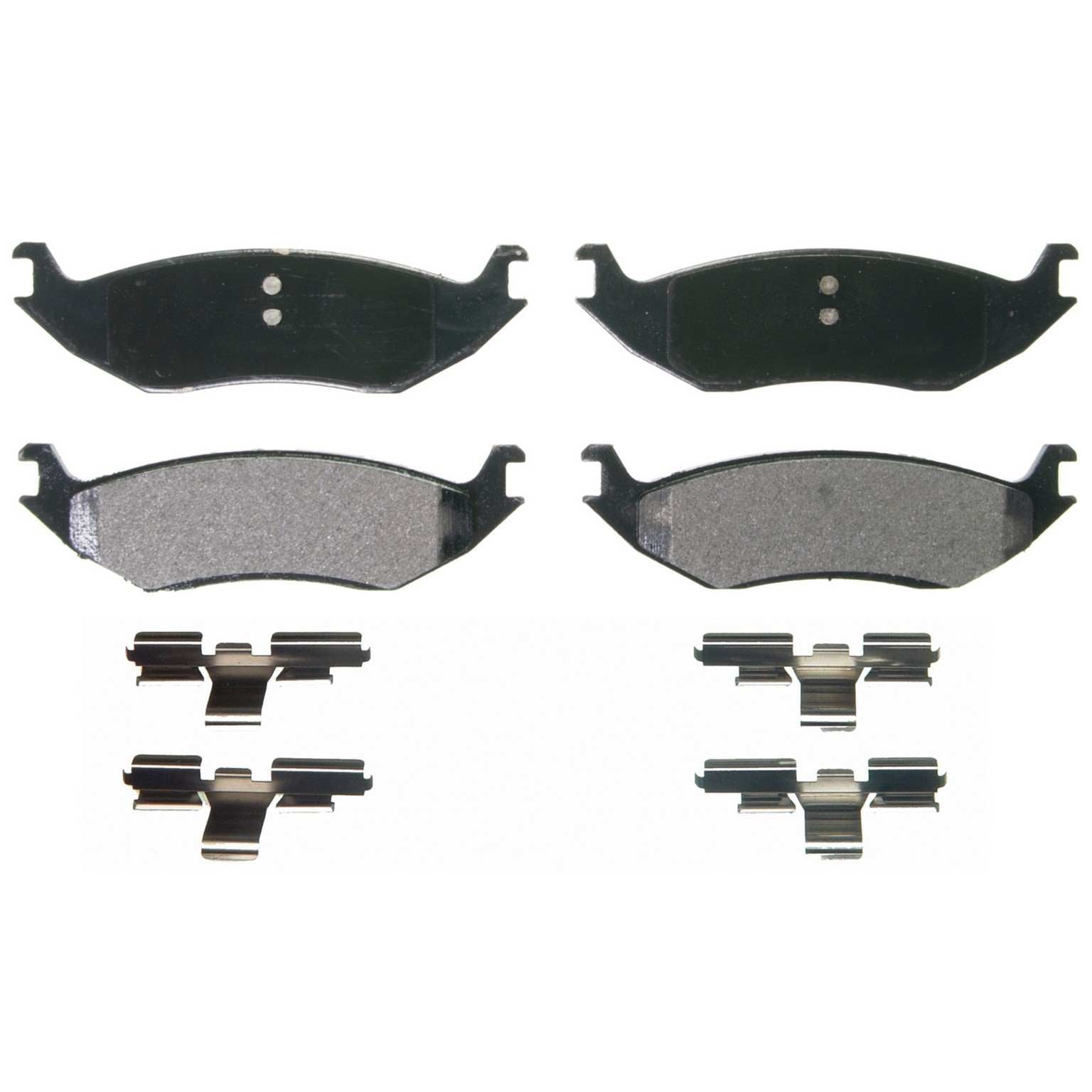 Wagner Brake Disc Brake Pad Set  top view frsport ZX967