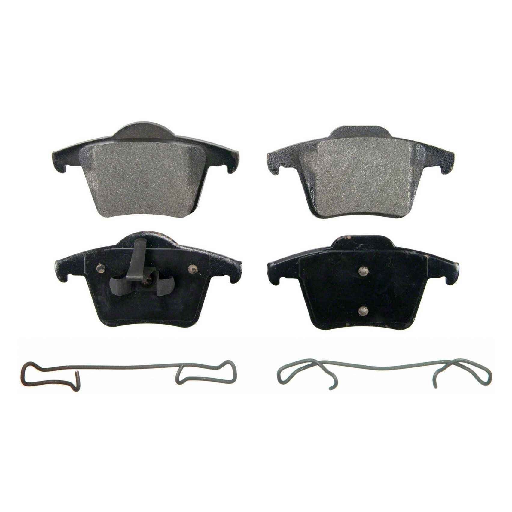 Wagner Brake Disc Brake Pad Set  top view frsport ZX980