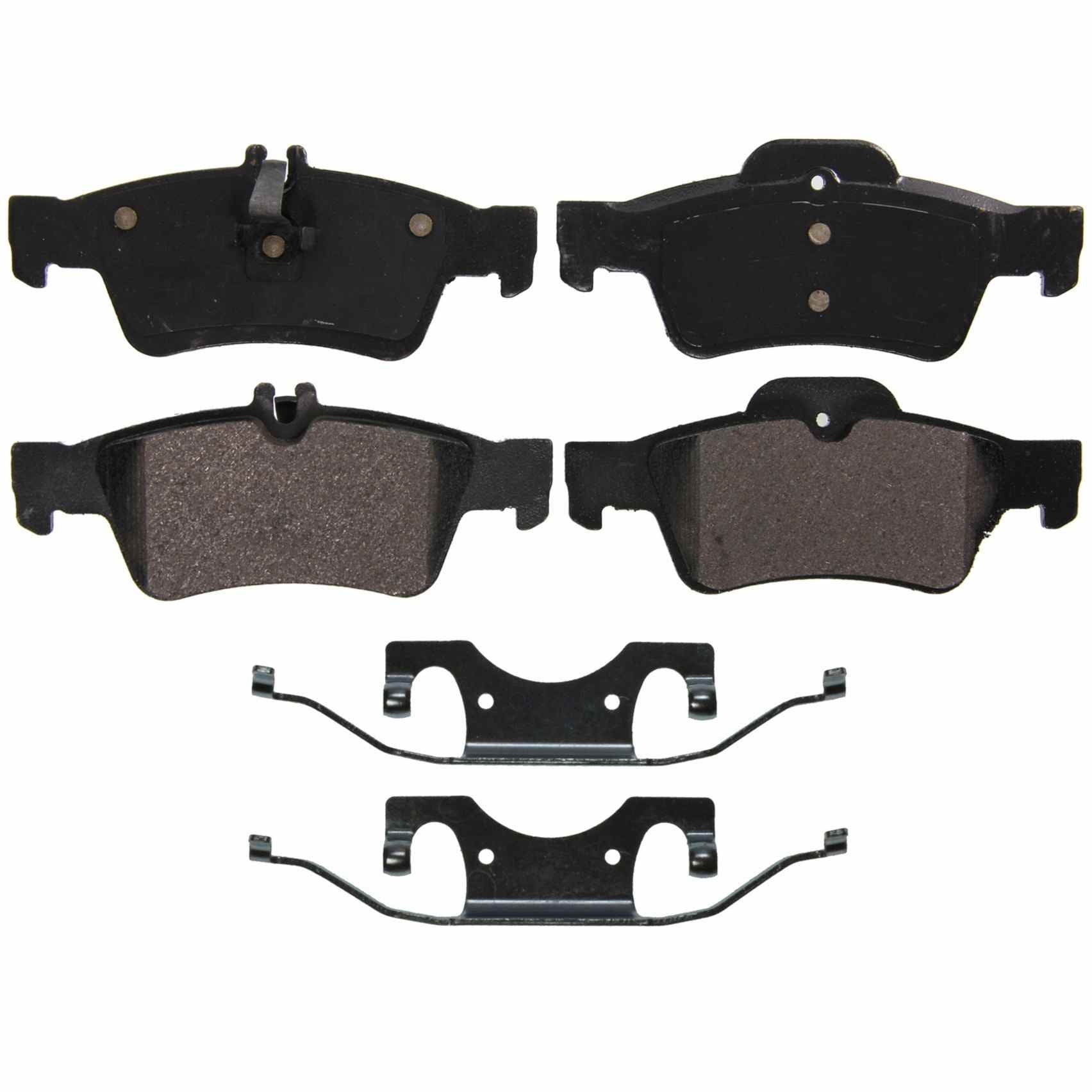 Wagner Brake Disc Brake Pad Set  top view frsport ZX986