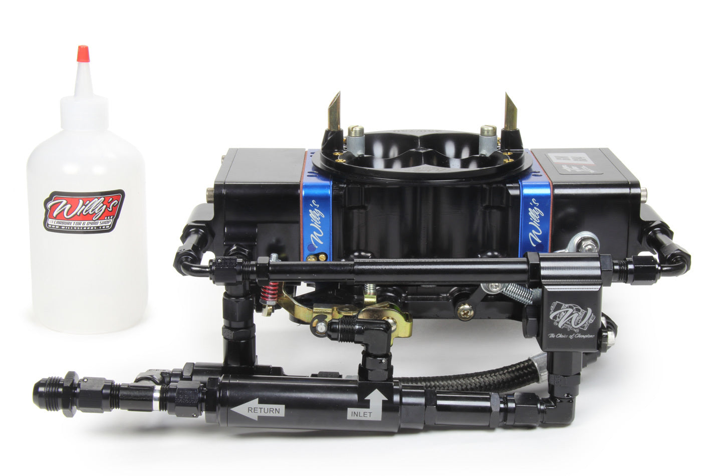 Willy's Carburetor Alky Equalizer for GM 604 Crate Super Bowl Willy's Carburetor Alky Equalizer for GM 604 Crate Super Bowl