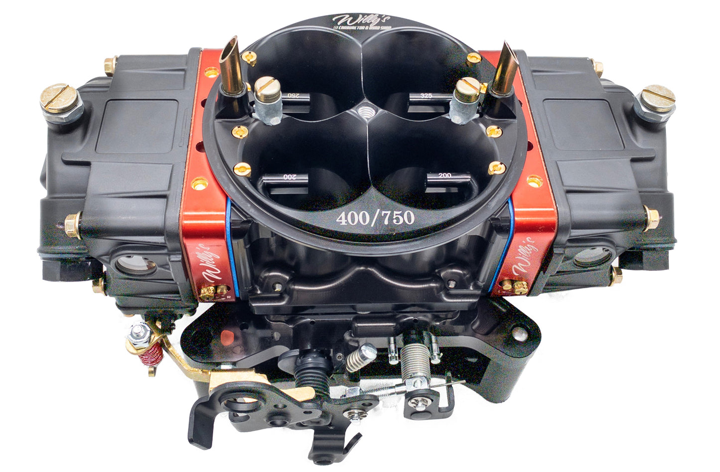 Willys Carb Carburetor Gas Equalizer GM CT525 Crate WCD85252EQ