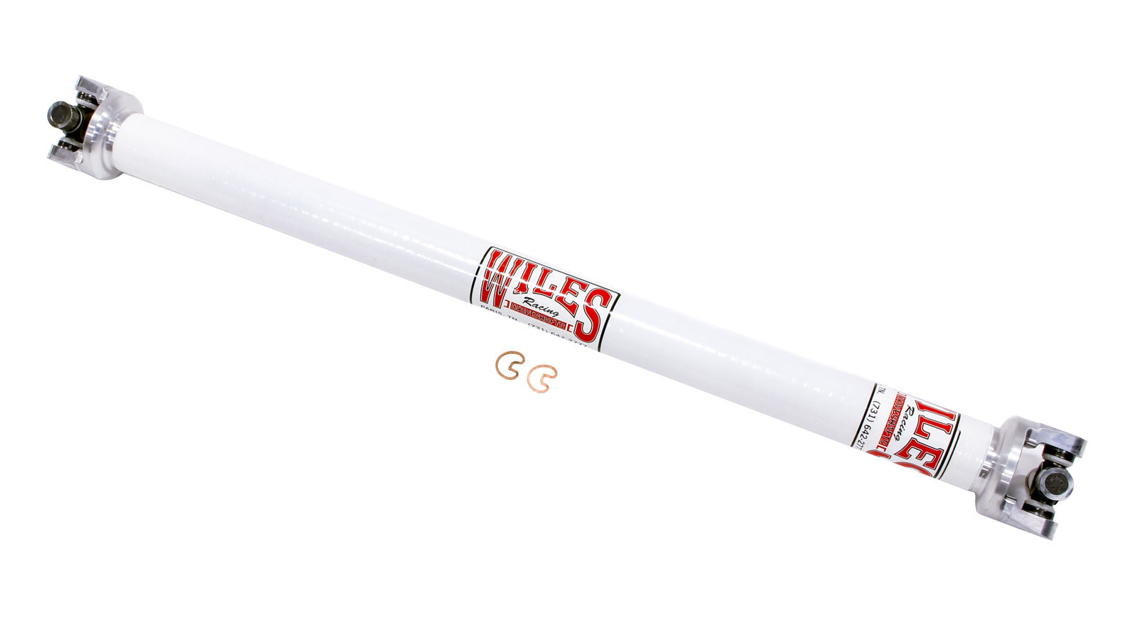 Wiles Racing Driveshafts C/F Driveshaft 2-1/4in Dia 32-1/2in Long WDSCF225325