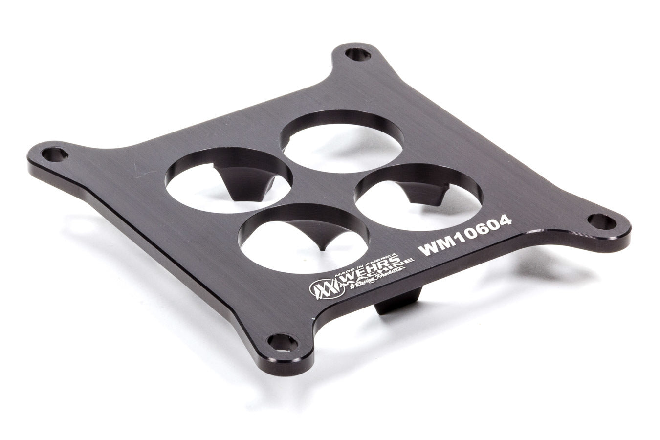 Wehrs Machine Carb Spacer 604 Crate 1/4in Thick Alum WEHWM10604