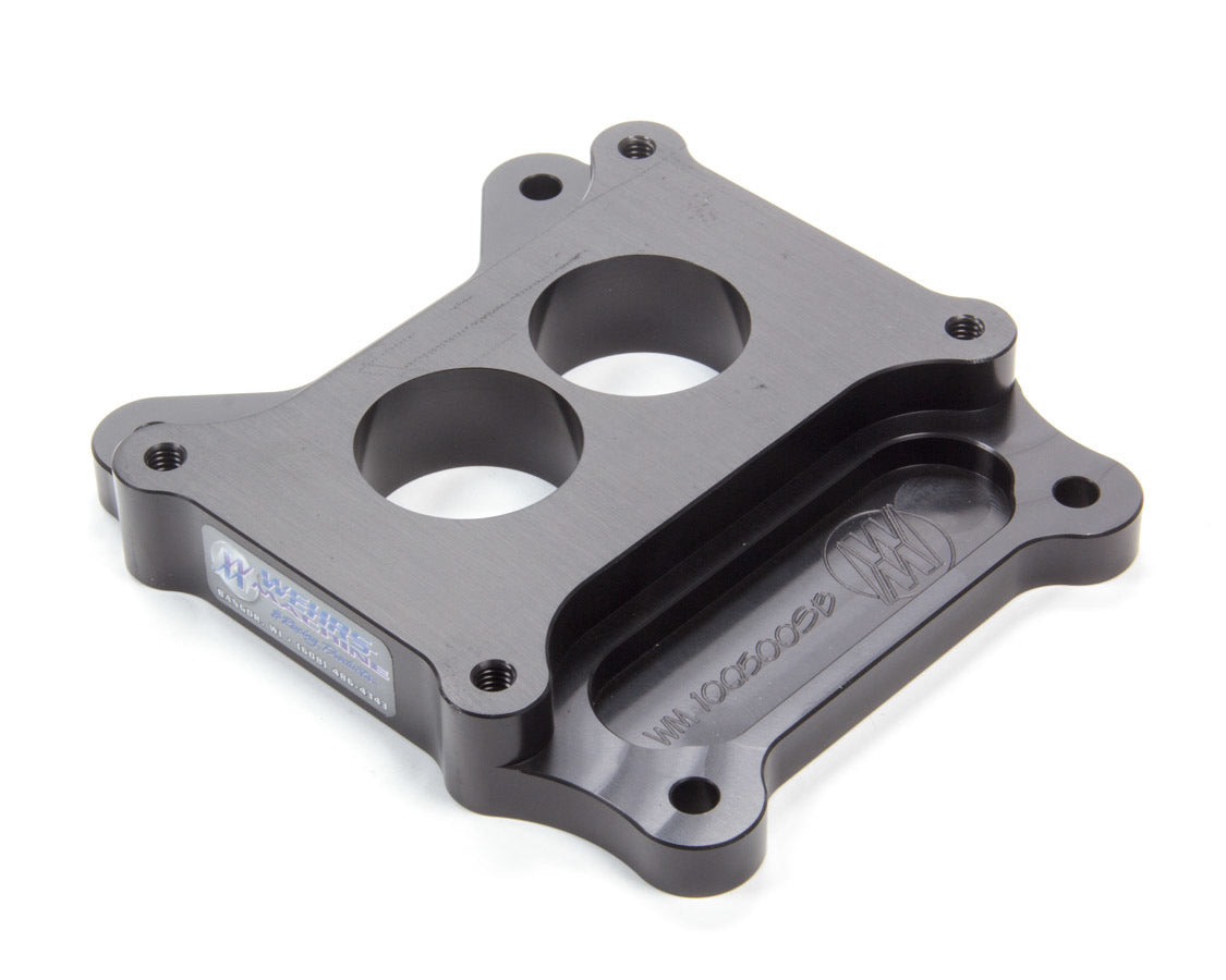 Wehrs Machine Q-Jet Carb Adapter 1in Thick Straight Bore WEHWM10Q500SB