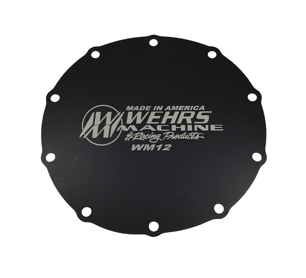 Wehrs Machine Ford 9in Cover Black Ano Aluminum. WEHWM12