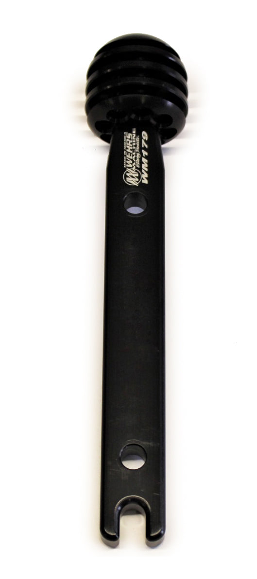 Wehrs Machine Shift Handle Straight w/ Knob Black 5-1/2in Tall WEHWM29179