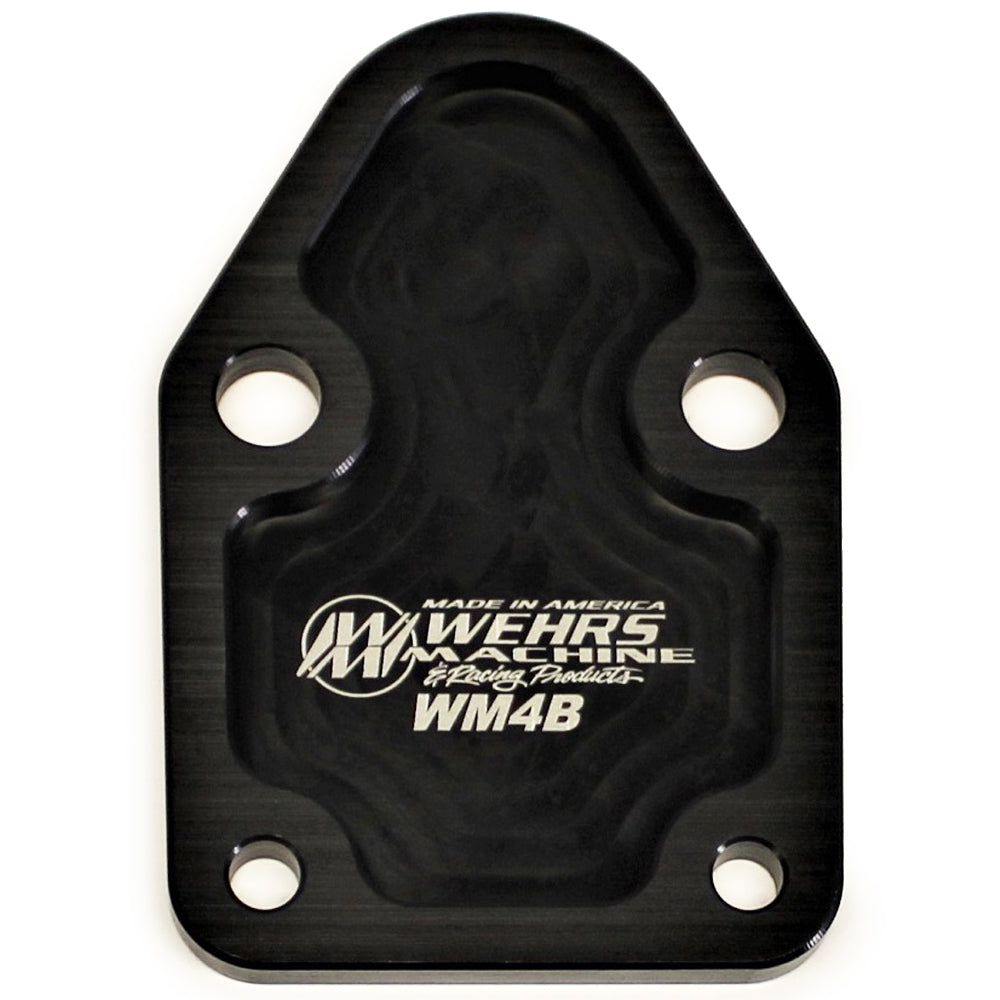 Wehrs Machine SBC Fuel Pump Blockoff WEHWM4B