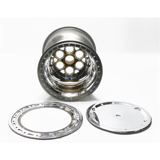 Weld Racing 15x17 42 Spline 8in BS Bead-Loc w/Cover WEL735-51758-6