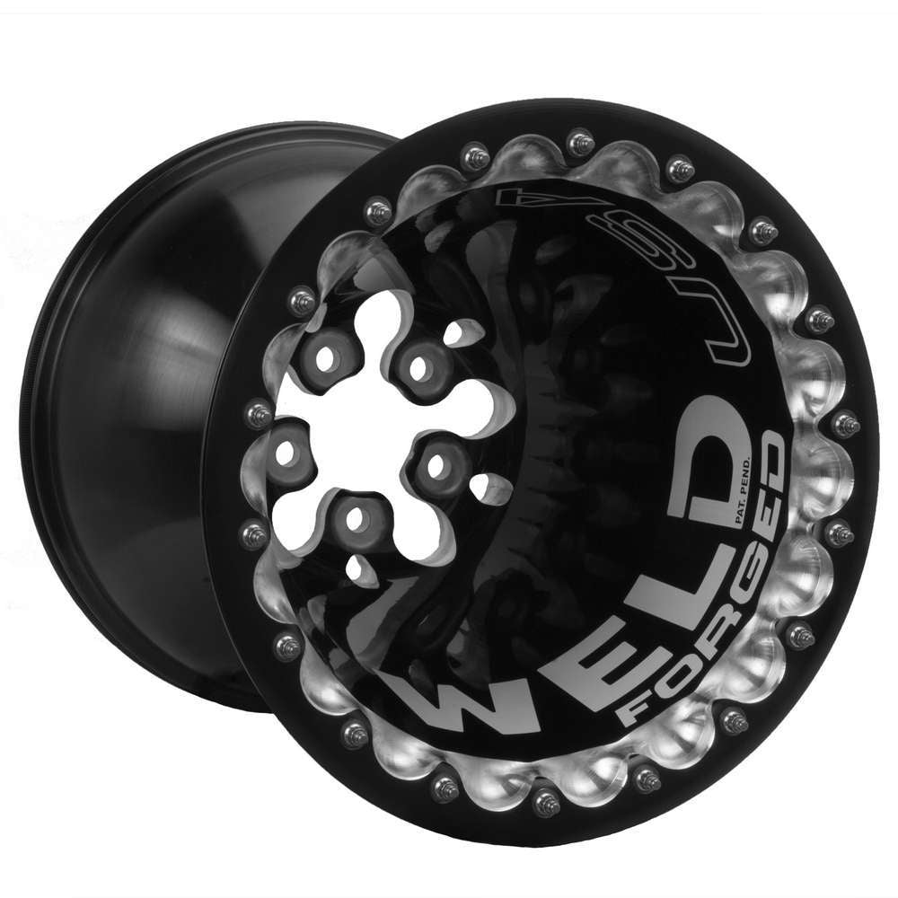 Weld Racing 16 x 16 PS1 Delta-1 Drag Wheel 5x4.75 BC 4.0 BS WELD1BPS616B4DB