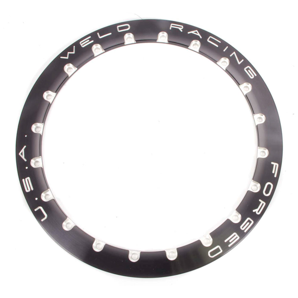 Weld Double Beadlock Ring 15in. / 20-Hole Standard 13.25in. 1 Ring - Black P650-5179B