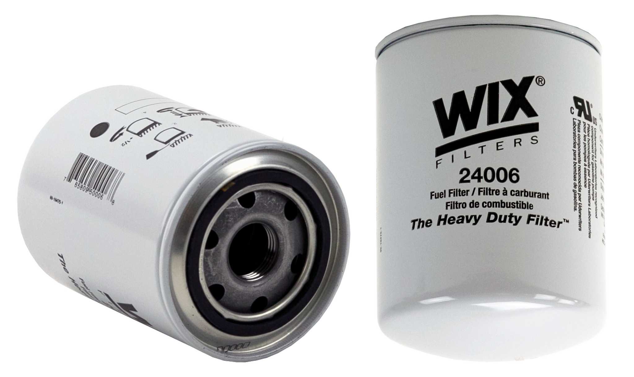 Wix Fuel Filter  top view frsport 24006