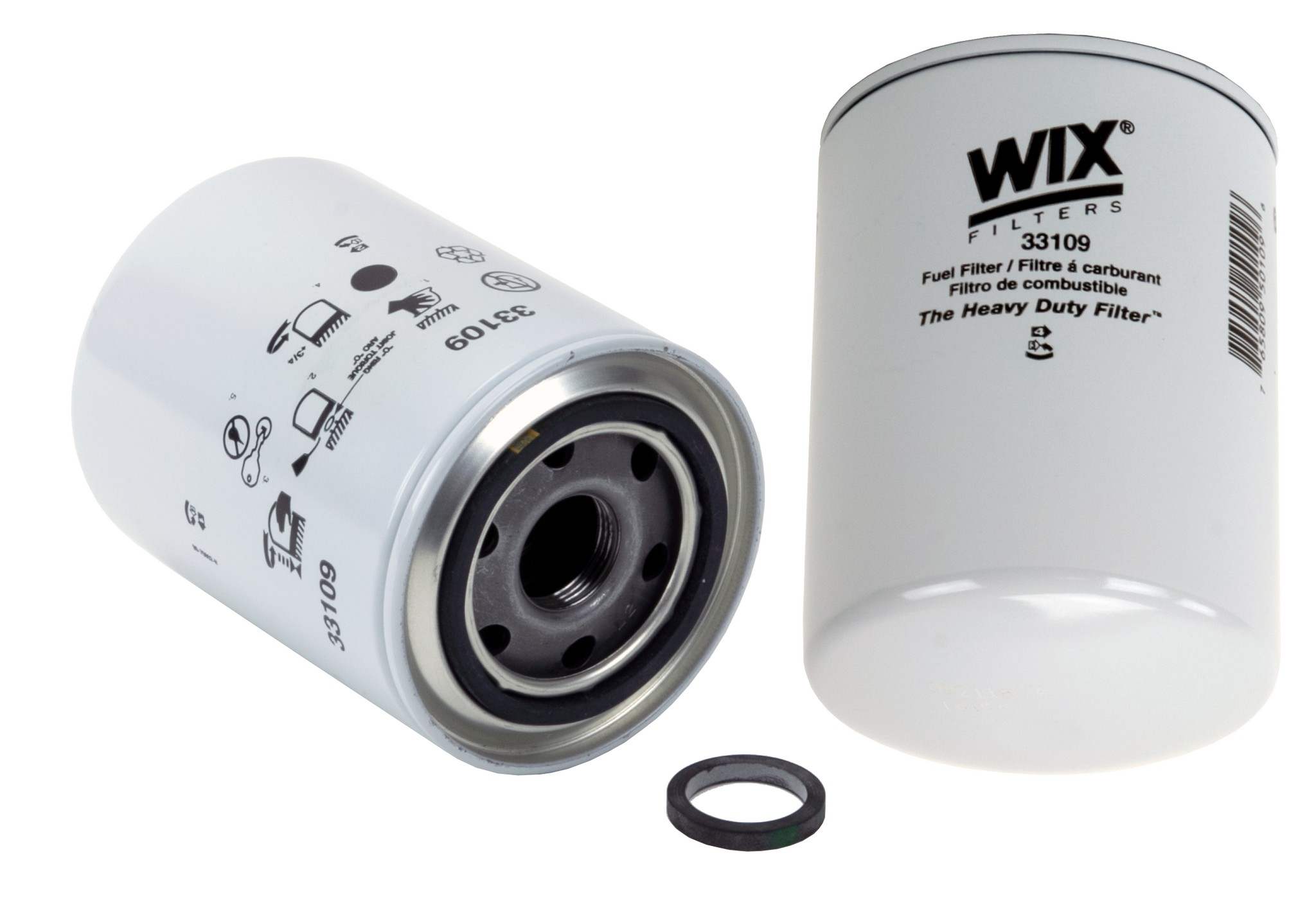 Wix Fuel Filter  top view frsport 33109