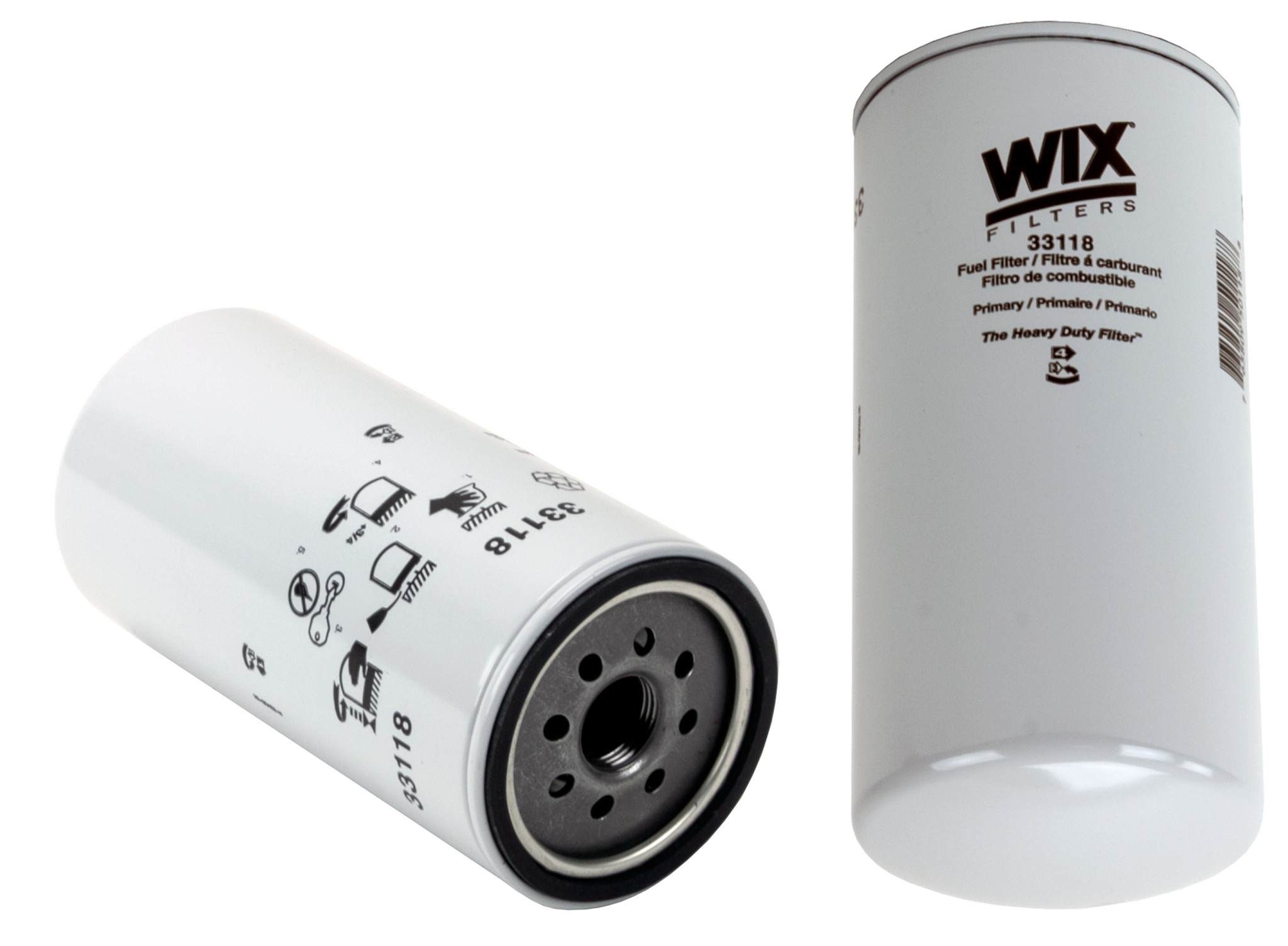 Wix Fuel Filter  top view frsport 33118