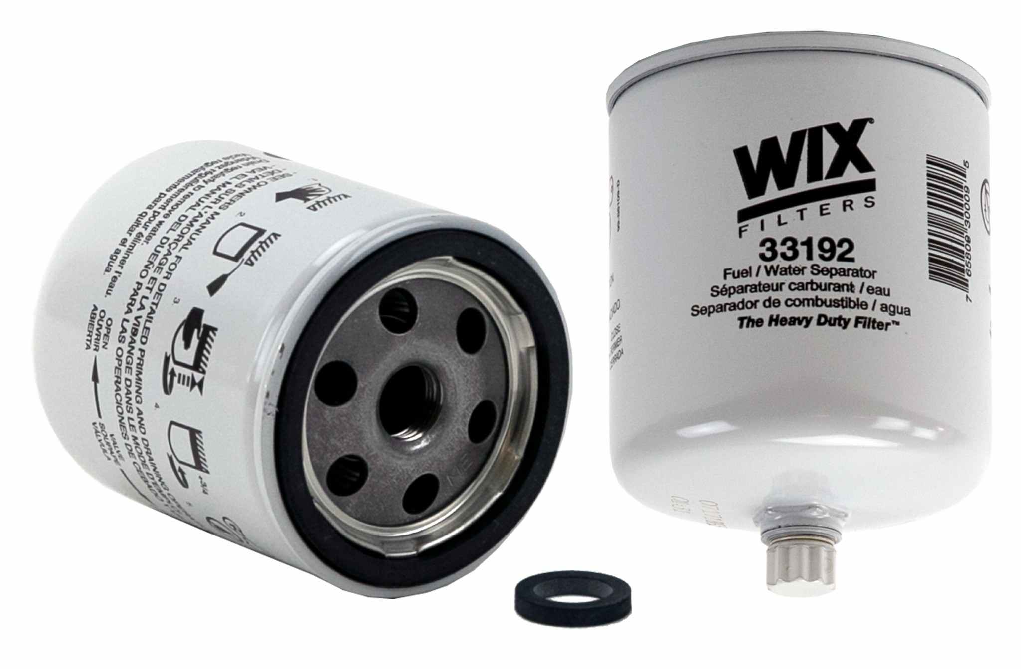 Wix Fuel Water Separator Filter  top view frsport 33192