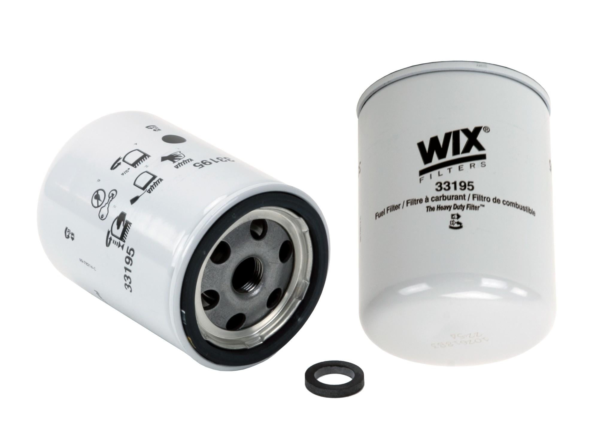 Wix Fuel Filter  top view frsport 33195