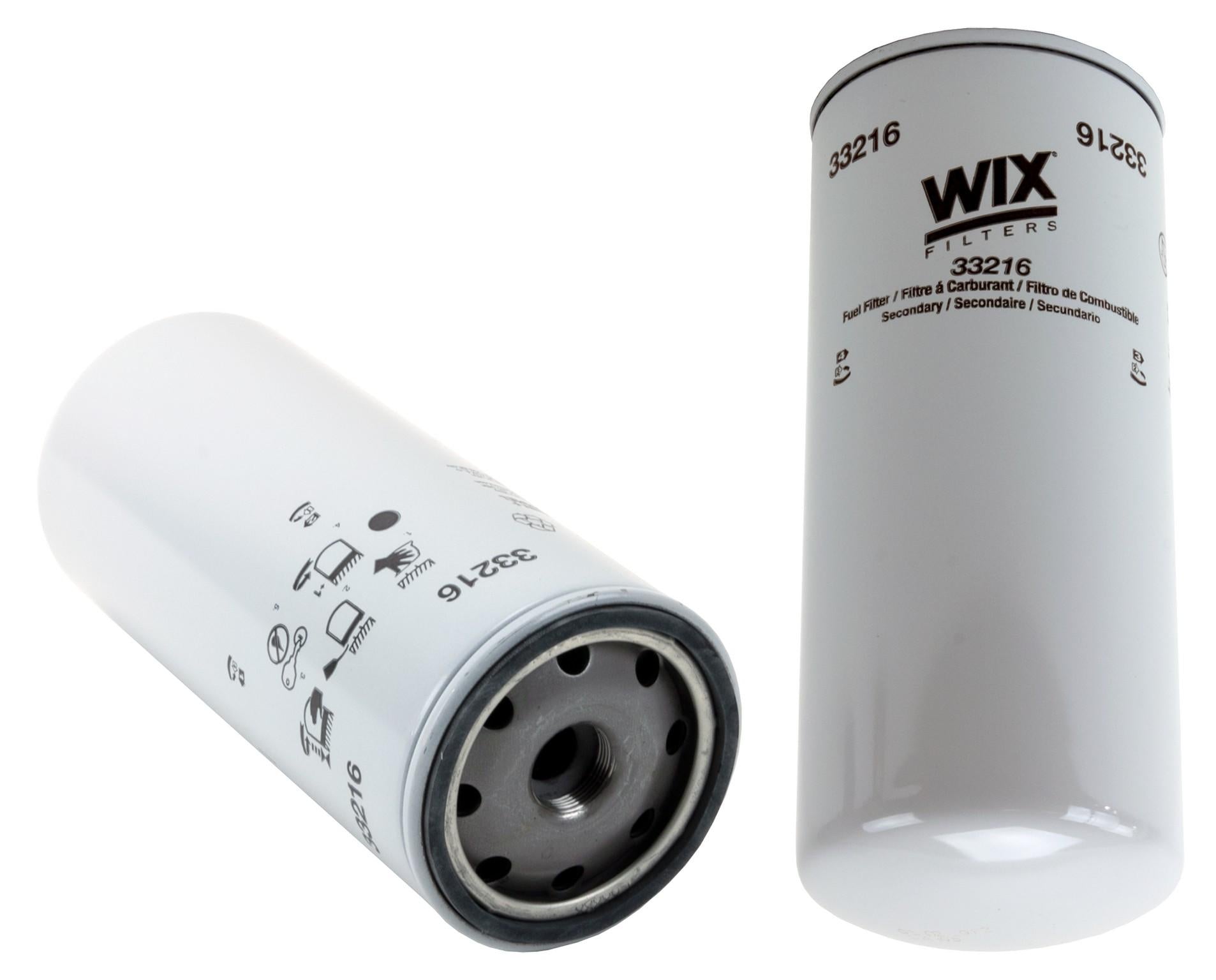 Wix Fuel Filter  top view frsport 33216