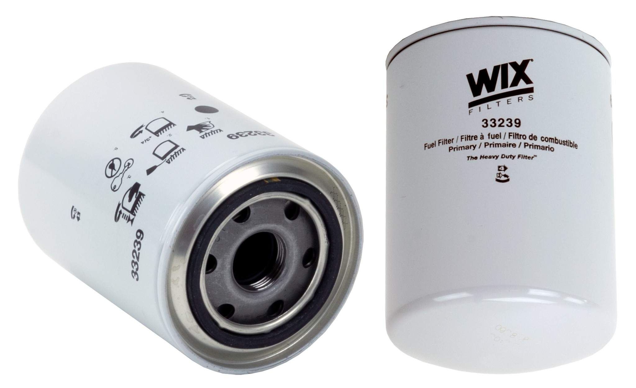 Wix Fuel Filter  top view frsport 33239