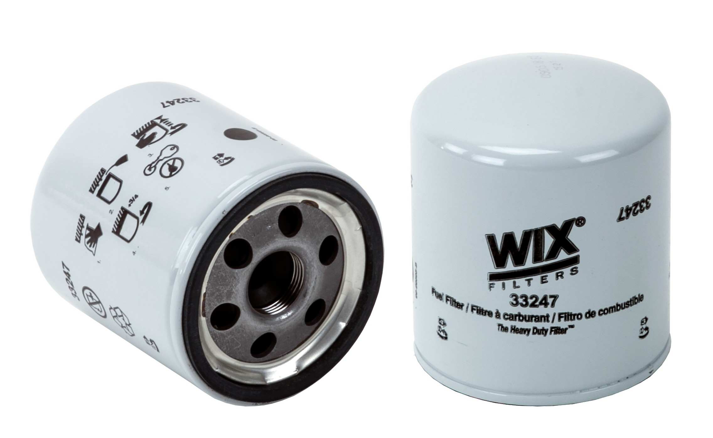 Wix Fuel Water Separator Filter  top view frsport 33247