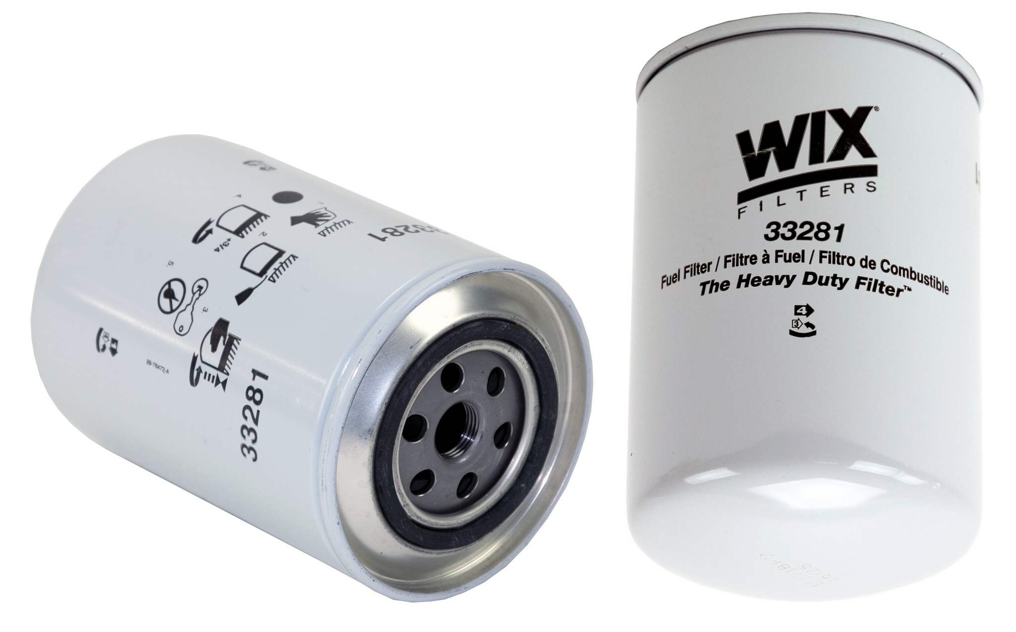 Wix Fuel Filter  top view frsport 33281